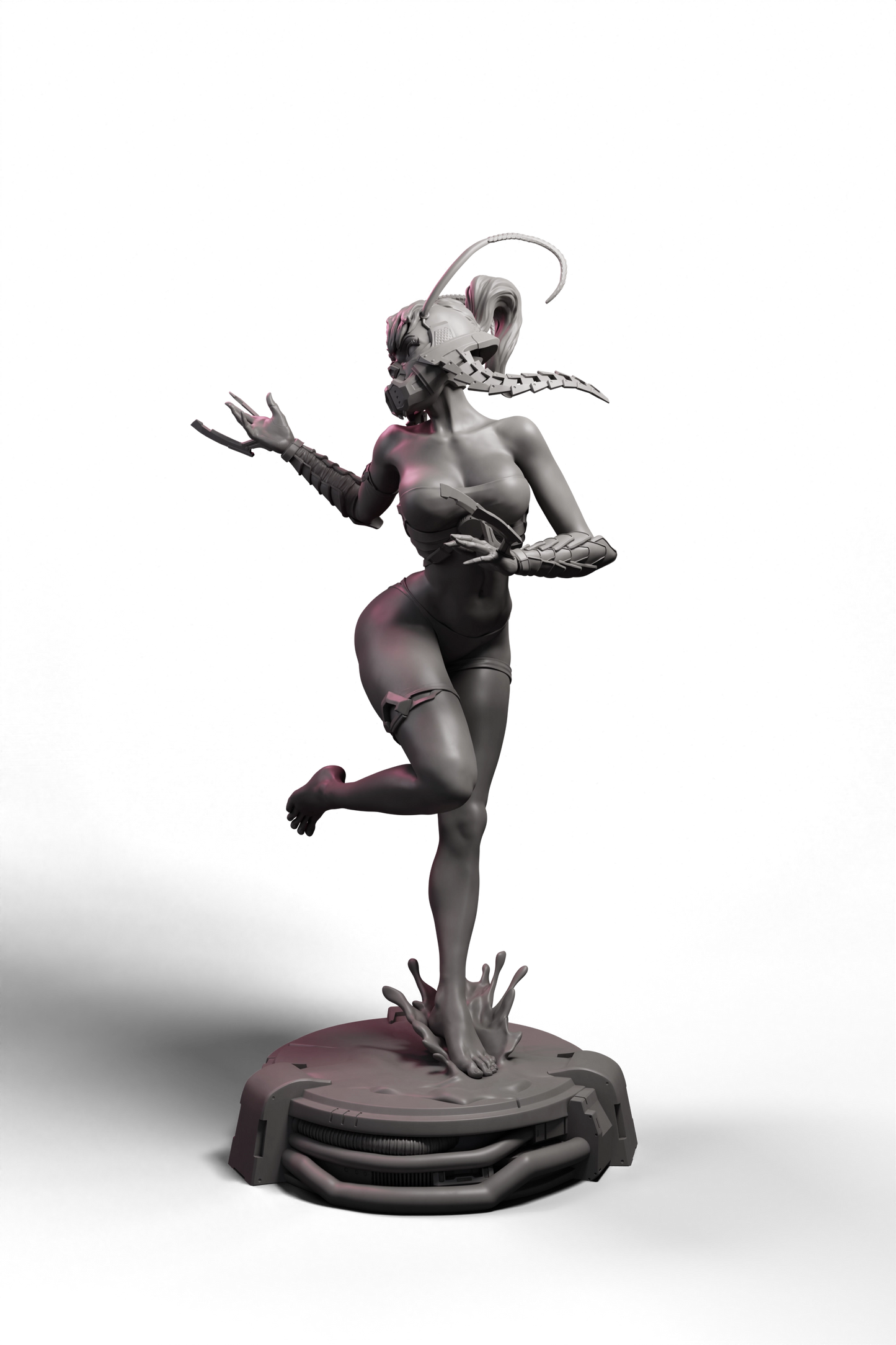 Arxila - Cyber Mantis - 75/120mm Pin Up/Figure/Model/Diorama