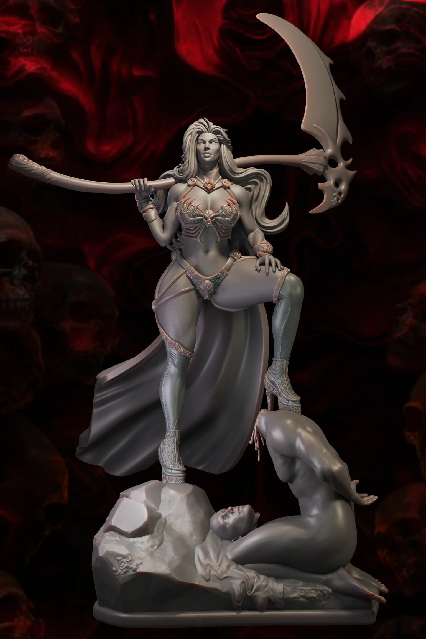 Black Fins Miniatures - Lilith Nightbloom - 75/100/200mm Pin Up/Figure/Model/Diorama