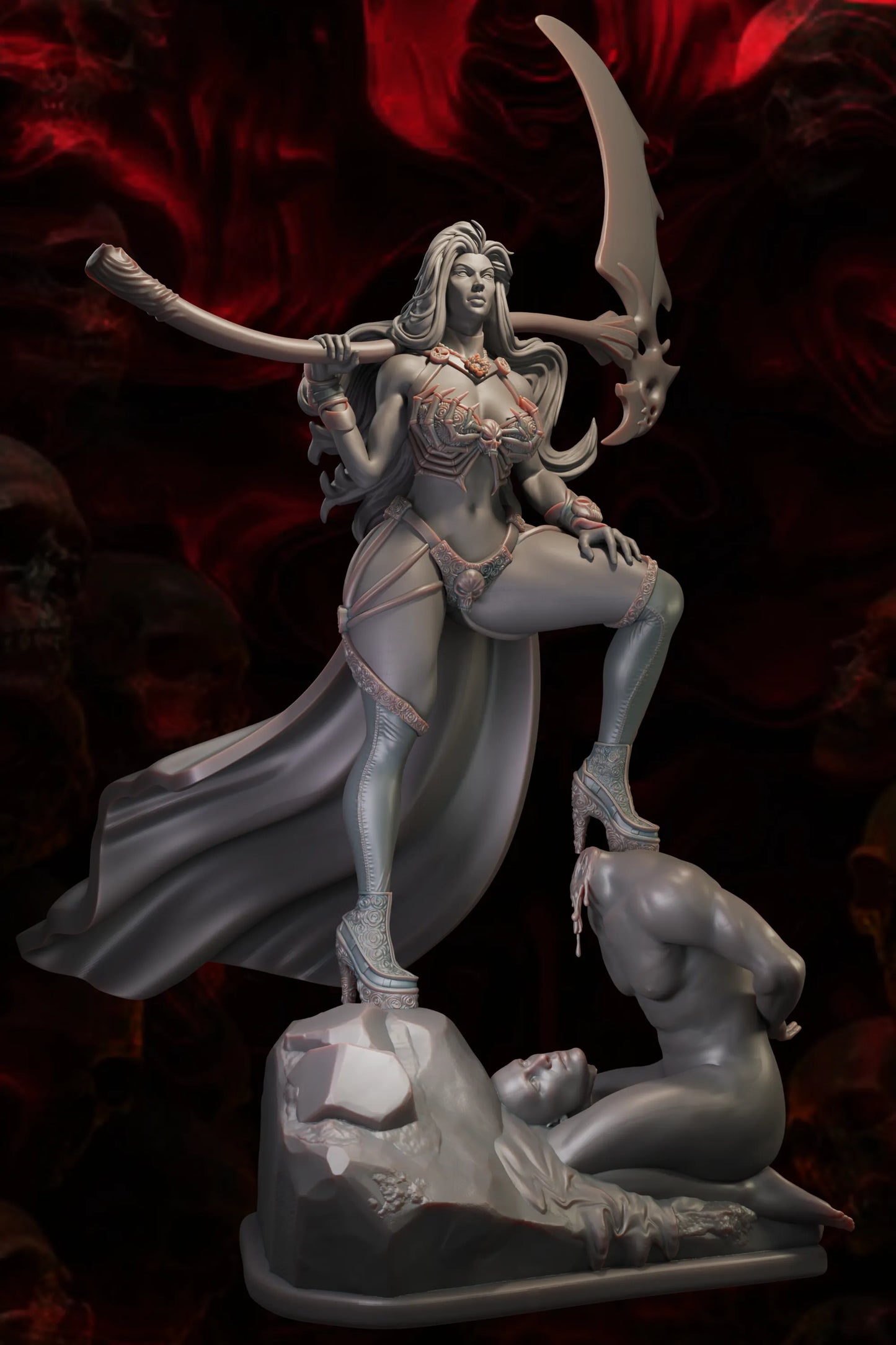 Black Fins Miniatures - Lilith Nightbloom - 75/100/200mm Pin Up/Figure/Model/Diorama