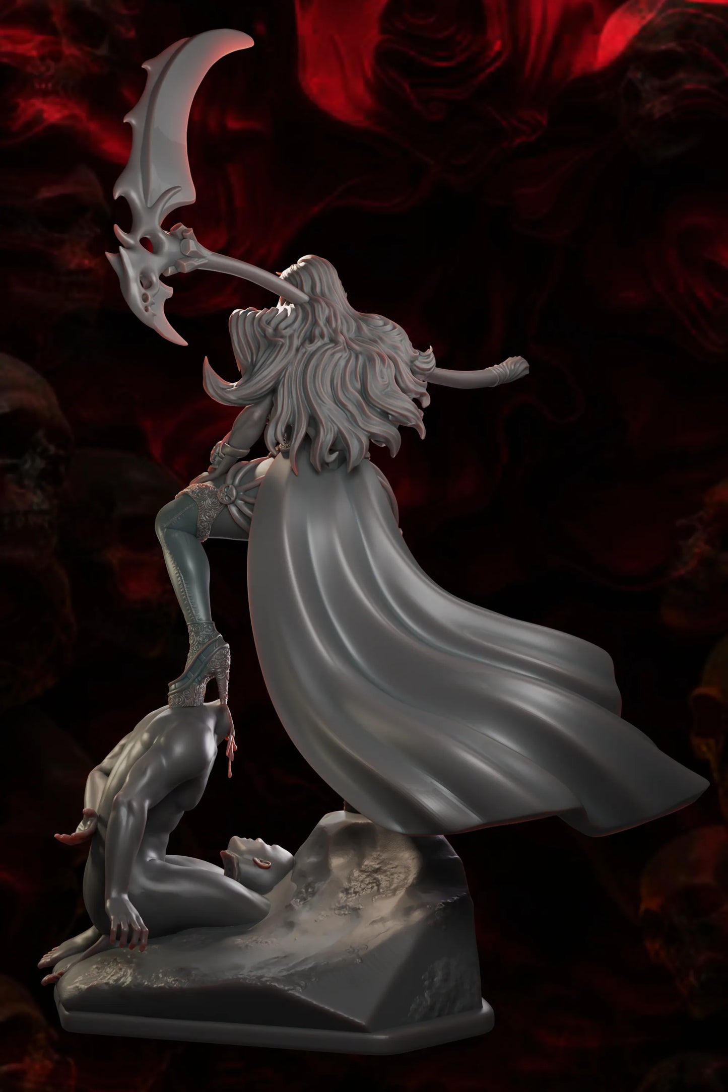 Black Fins Miniatures - Lilith Nightbloom - 75/100/200mm Pin Up/Figure/Model/Diorama