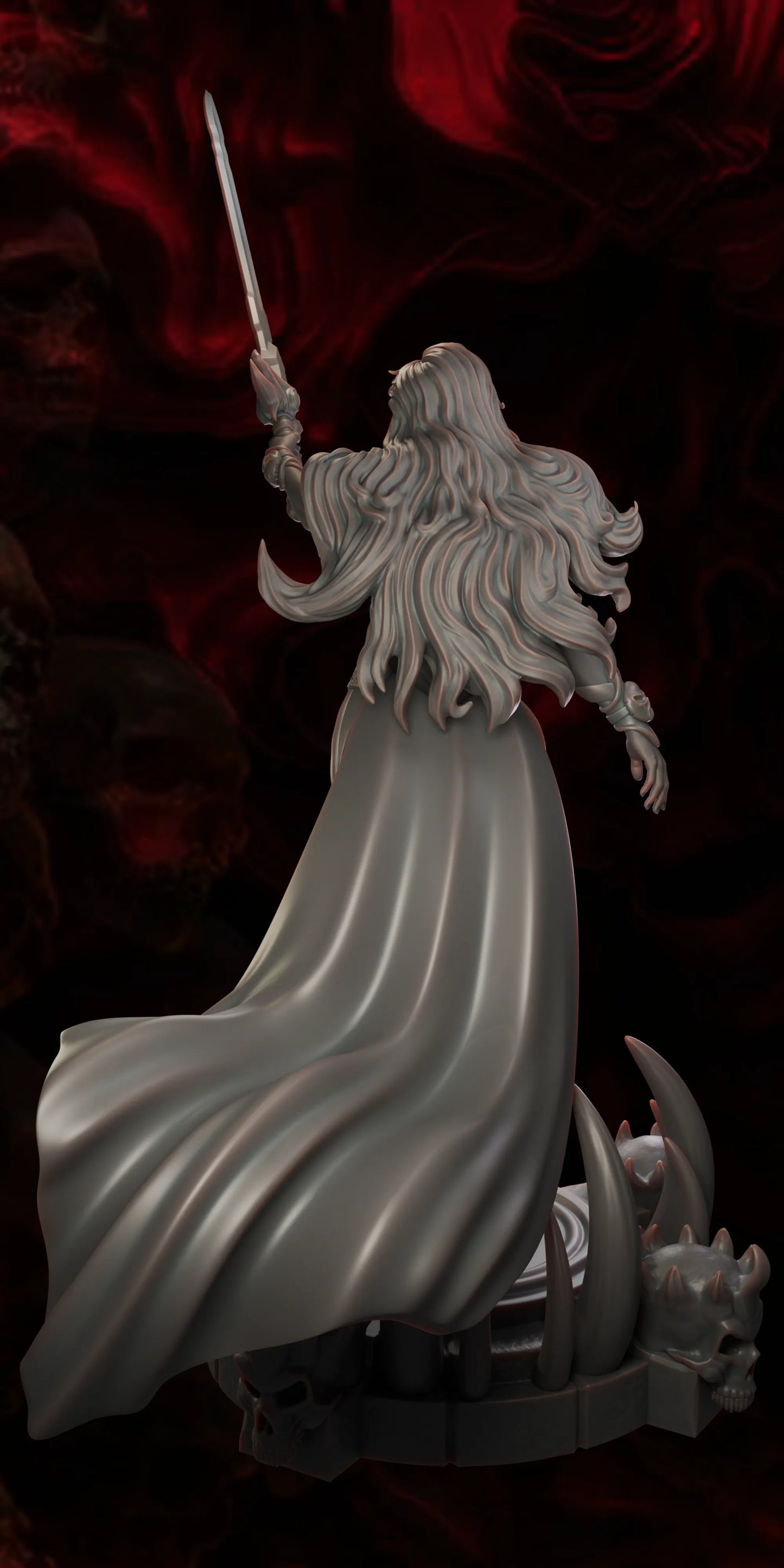 Black Fins Miniatures - Lilith Nightbloom - 75/100/200mm Pin Up/Figure/Model/Diorama
