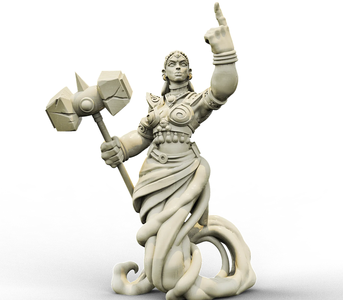 Brayan Nafarrate - Bestiary #4 - Earth Genie/Dao #1 - DnD/TTRPG Figure/Miniature
