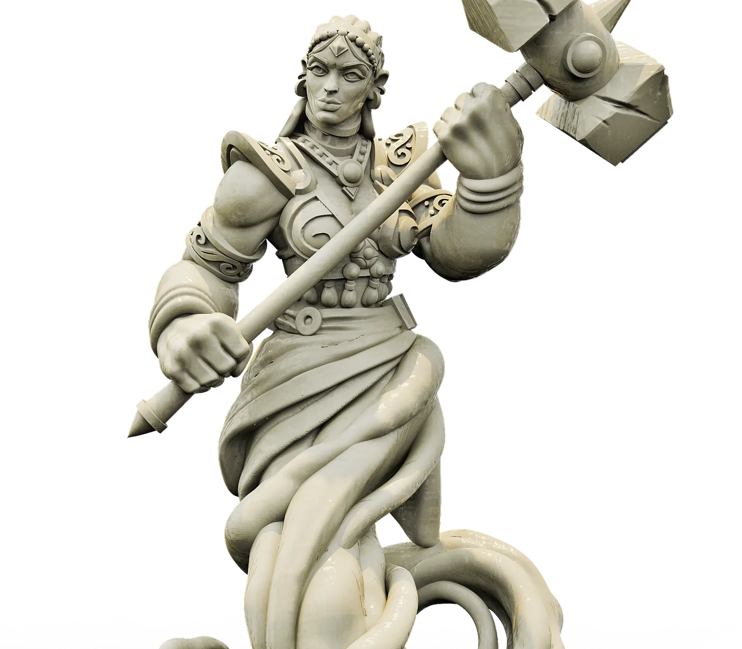 Brayan Nafarrate - Bestiary #4 - Earth Genie/Dao #2 - DnD/TTRPG Figure/Miniature