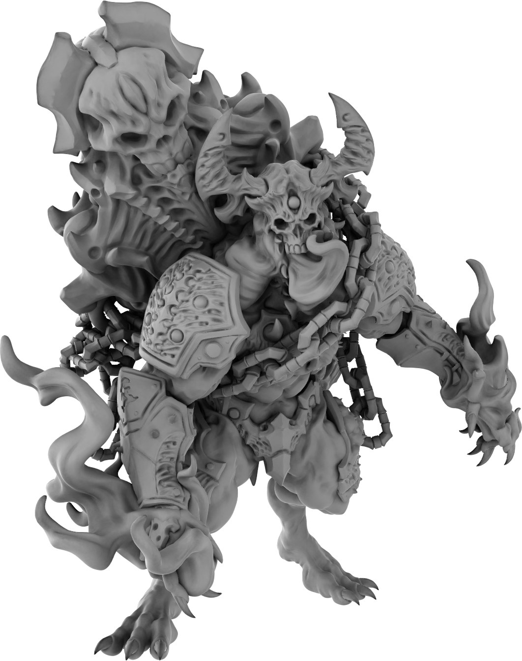 Brayan Nafarrate - Demon Undertaker #1 - DnD/TTRPG Figure/Miniature