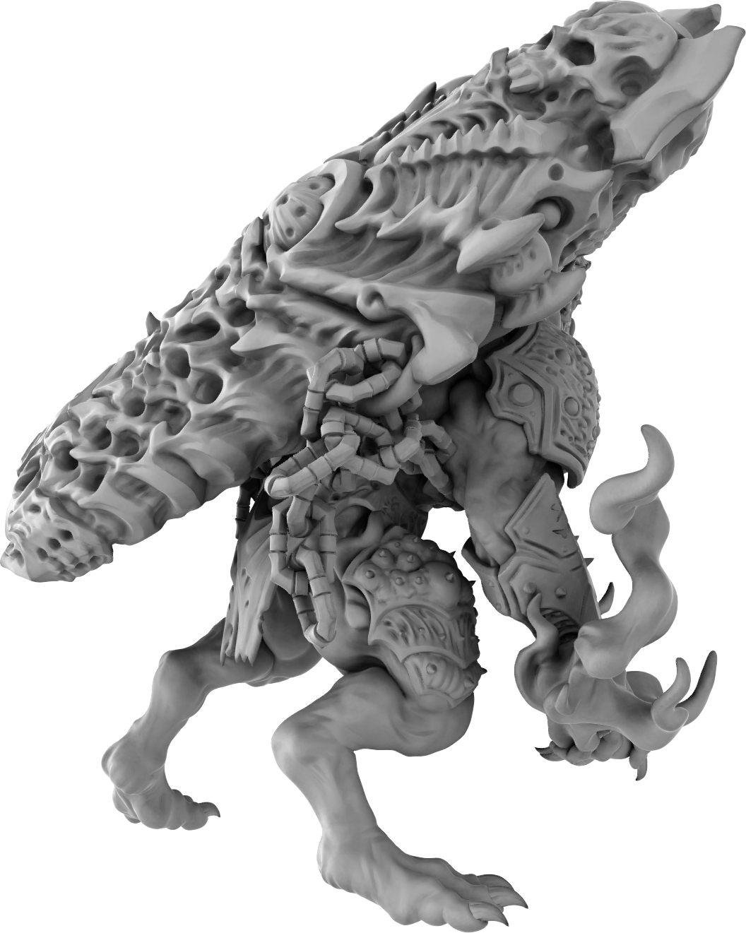 Brayan Nafarrate - Demon Undertaker #1 - DnD/TTRPG Figure/Miniature