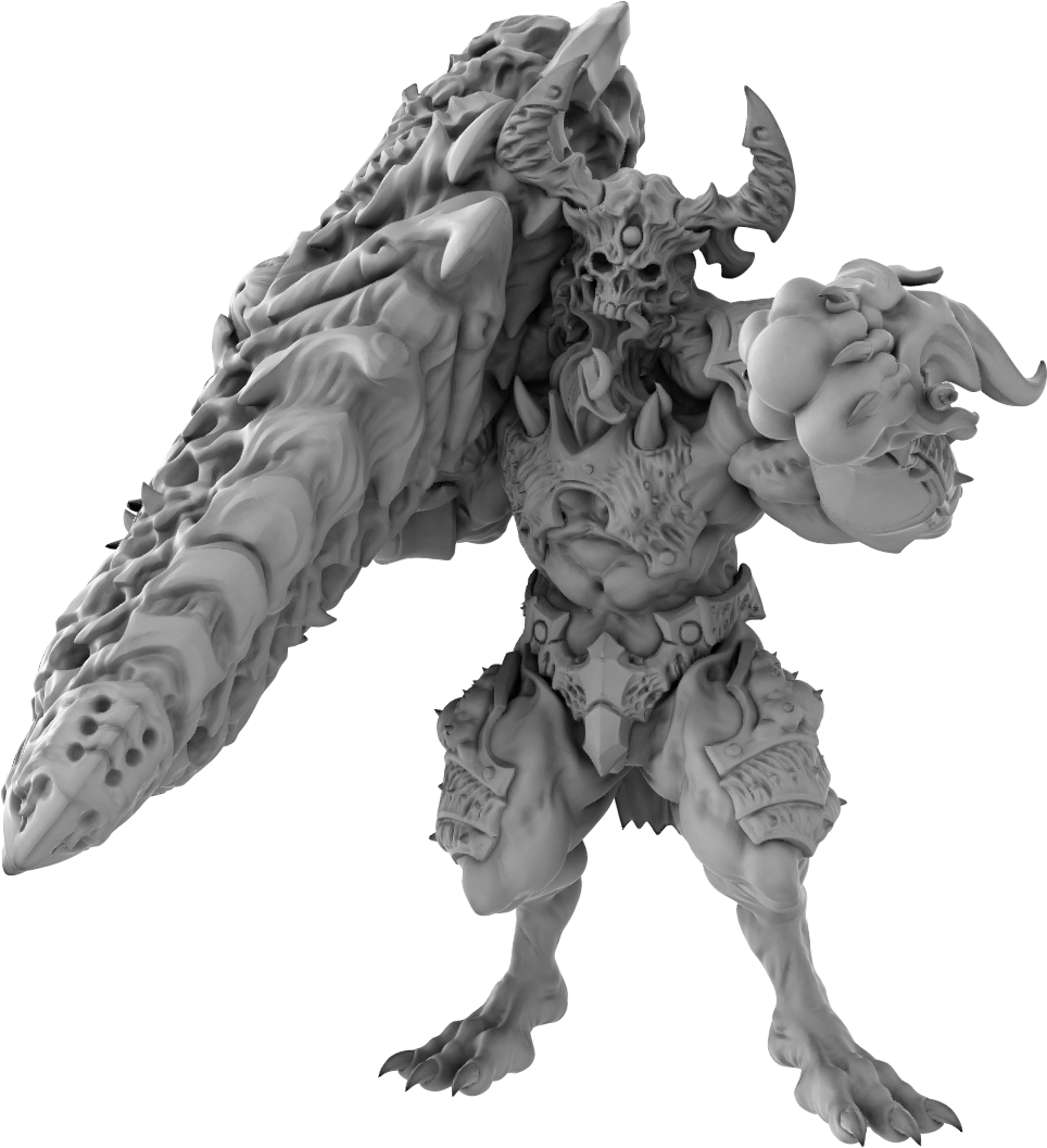 Brayan Nafarrate - Demon Undertaker #2 - DnD/TTRPG Figure/Miniature