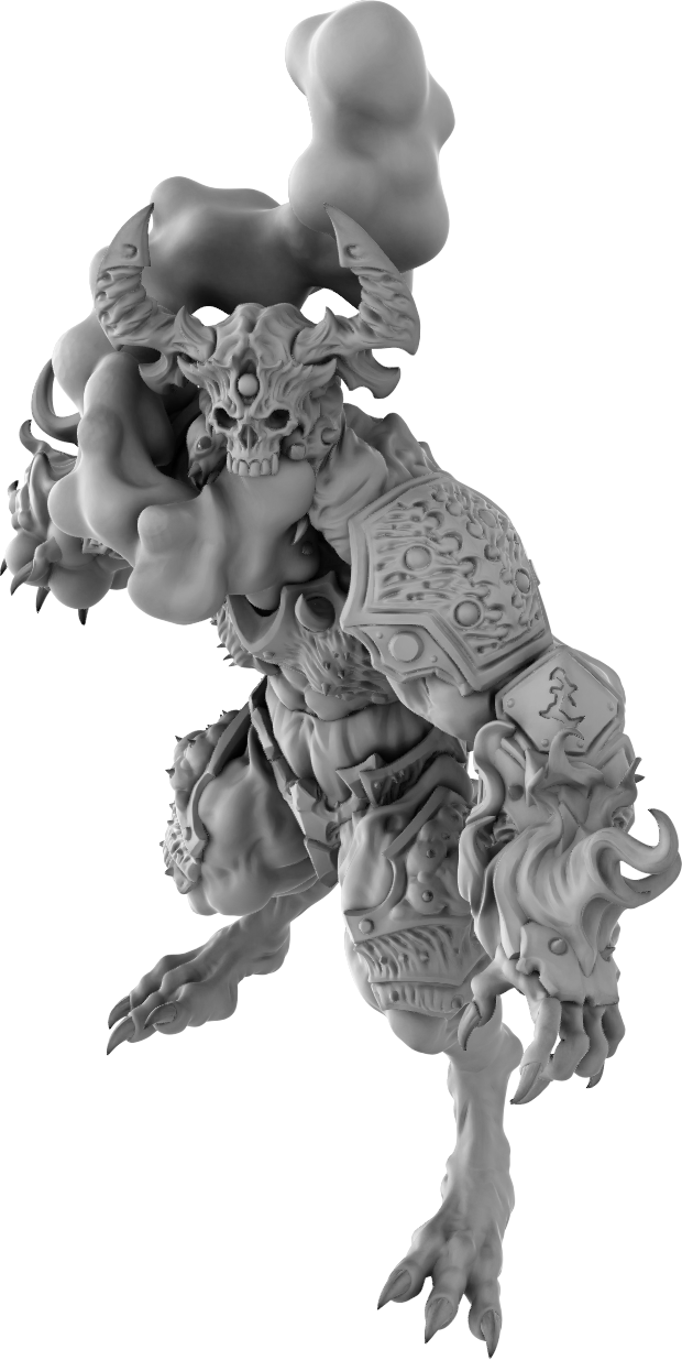 Brayan Nafarrate - Demon Undertaker #3 - DnD/TTRPG Figure/Miniature