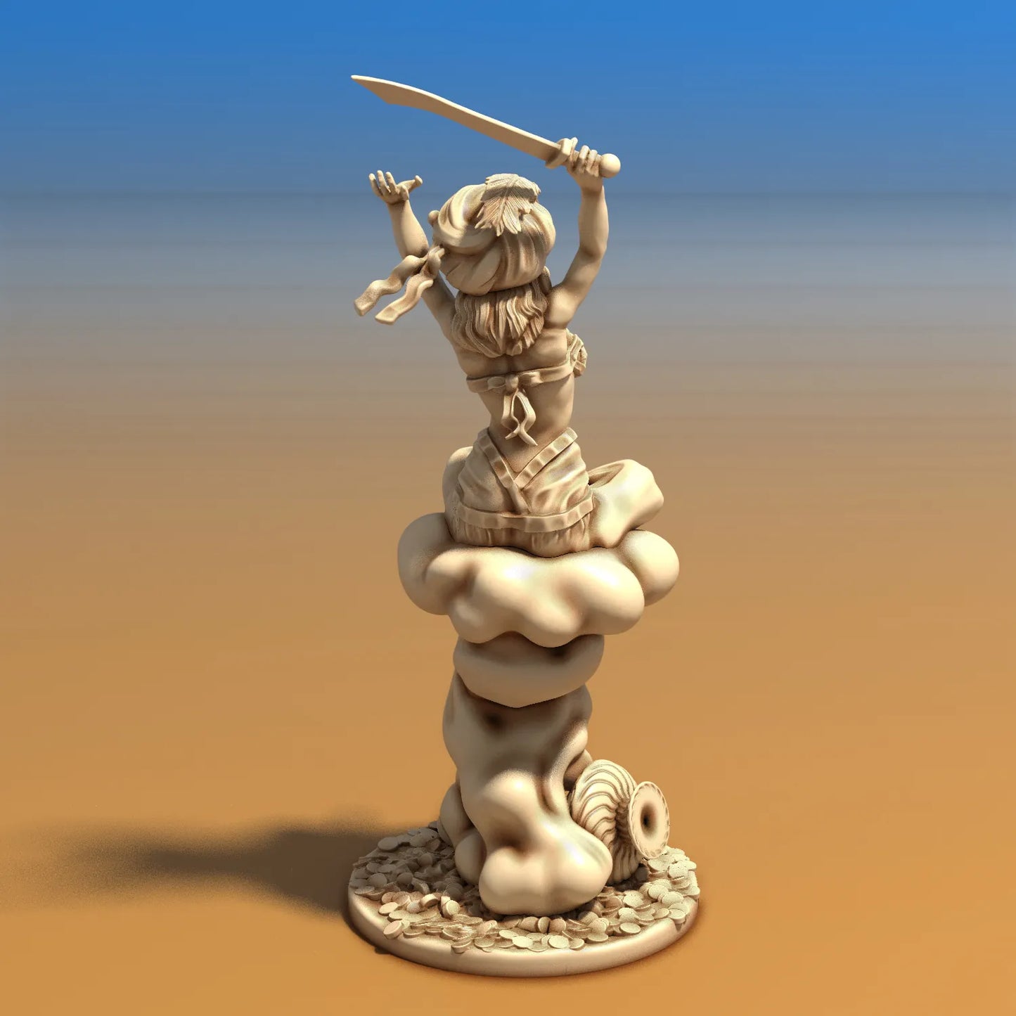 Medusa Miniatures - Djinni Female - DnD/TTRPG/Roleplaying/Wargames