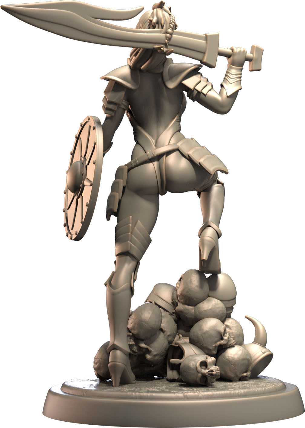 3D IPStudios - Elf Warriors - Draelith - Pin Up/Figure/Model/Diorama - Helios3DPrinting
