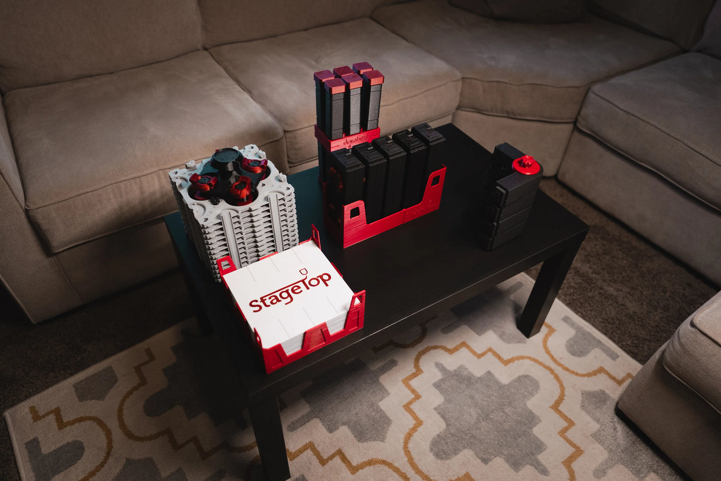 StageTop: 3D Printed Modular Gaming Board/Table - Storage