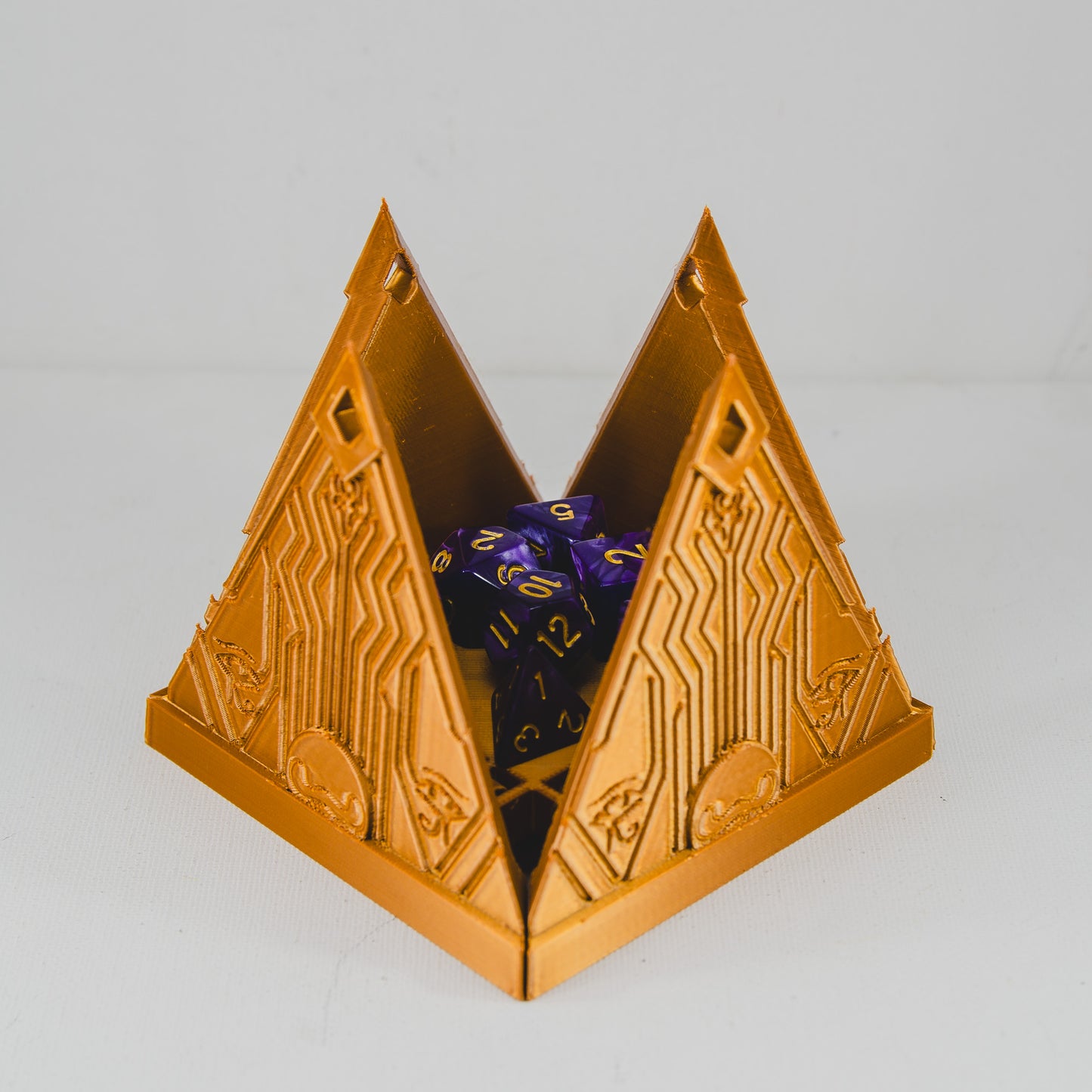 Unchained Games - Dice Box/Case - Sun Temple - DnD/TTRPG/Roleplaying/Wargames