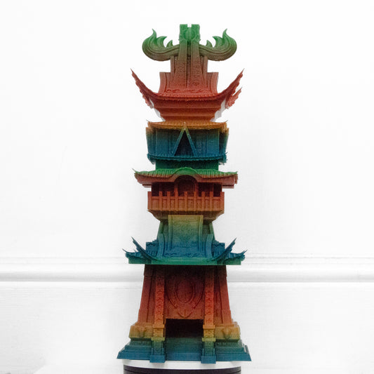 Slope3D - Traditional Chinese Dice Tower - DnD/TTRPG/Roleplaying/Wargames