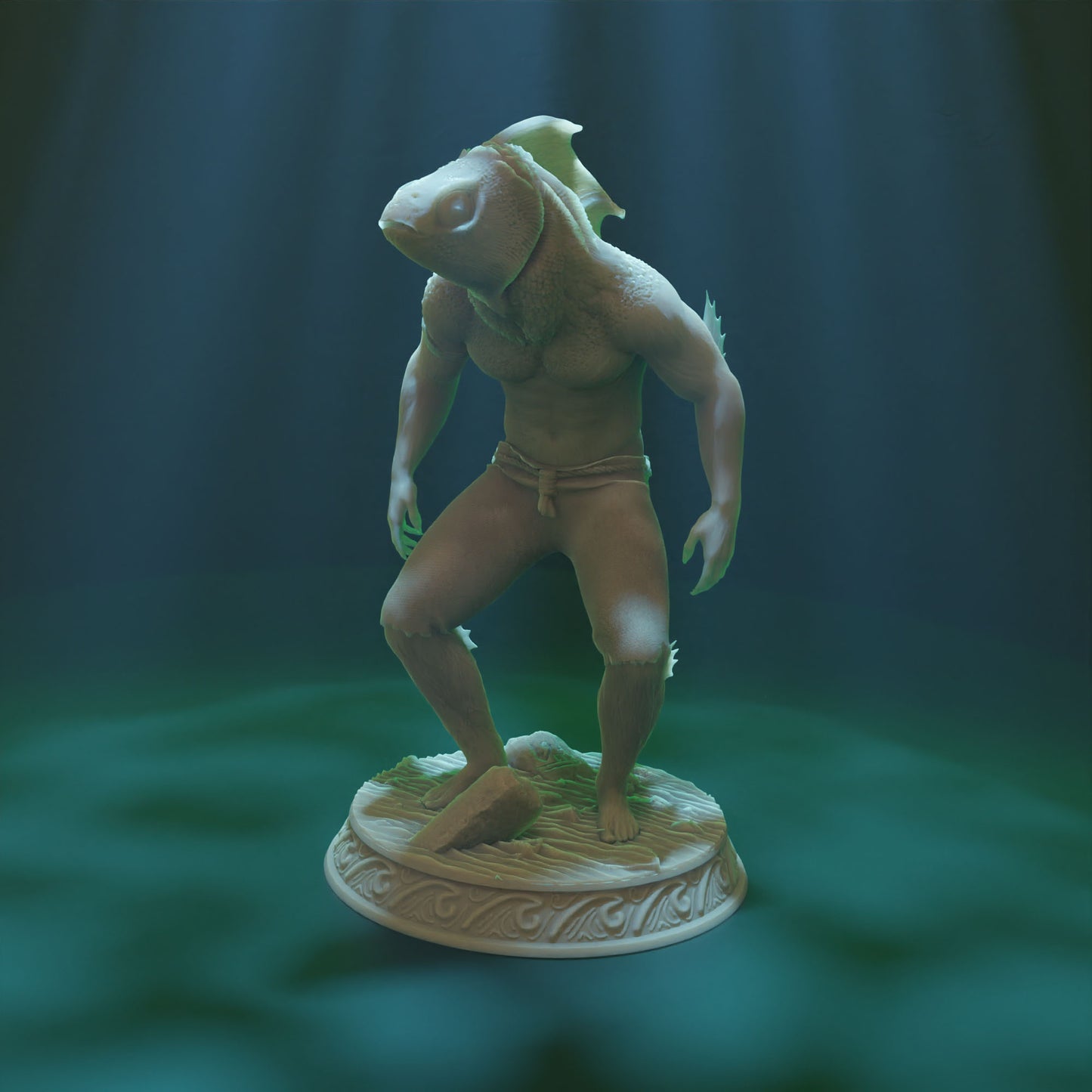 Cthulhu Girls - Shadow over Haven's Harbor - Deep One #1 - 32/75mm DnD/TTRPG Figure/Miniature - Helios3DPrinting