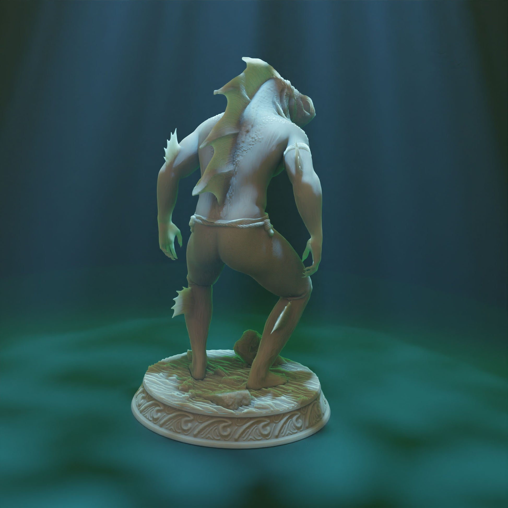 Cthulhu Girls - Shadow over Haven's Harbor - Deep One #1 - 32/75mm DnD/TTRPG Figure/Miniature - Helios3DPrinting