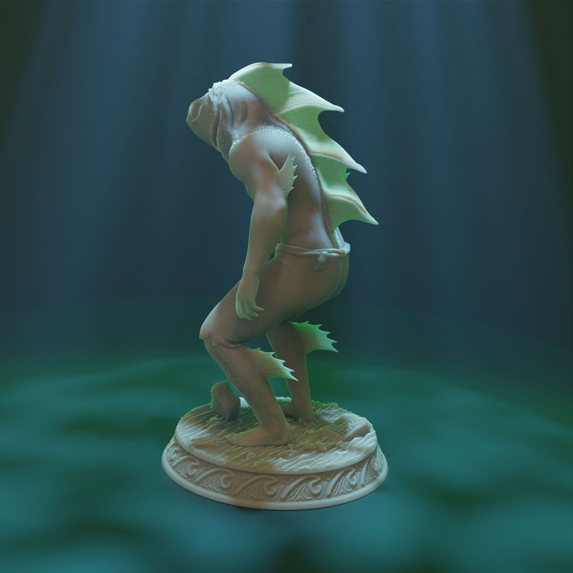 Cthulhu Girls - Shadow over Haven's Harbor - Deep One #1 - 32/75mm DnD/TTRPG Figure/Miniature - Helios3DPrinting