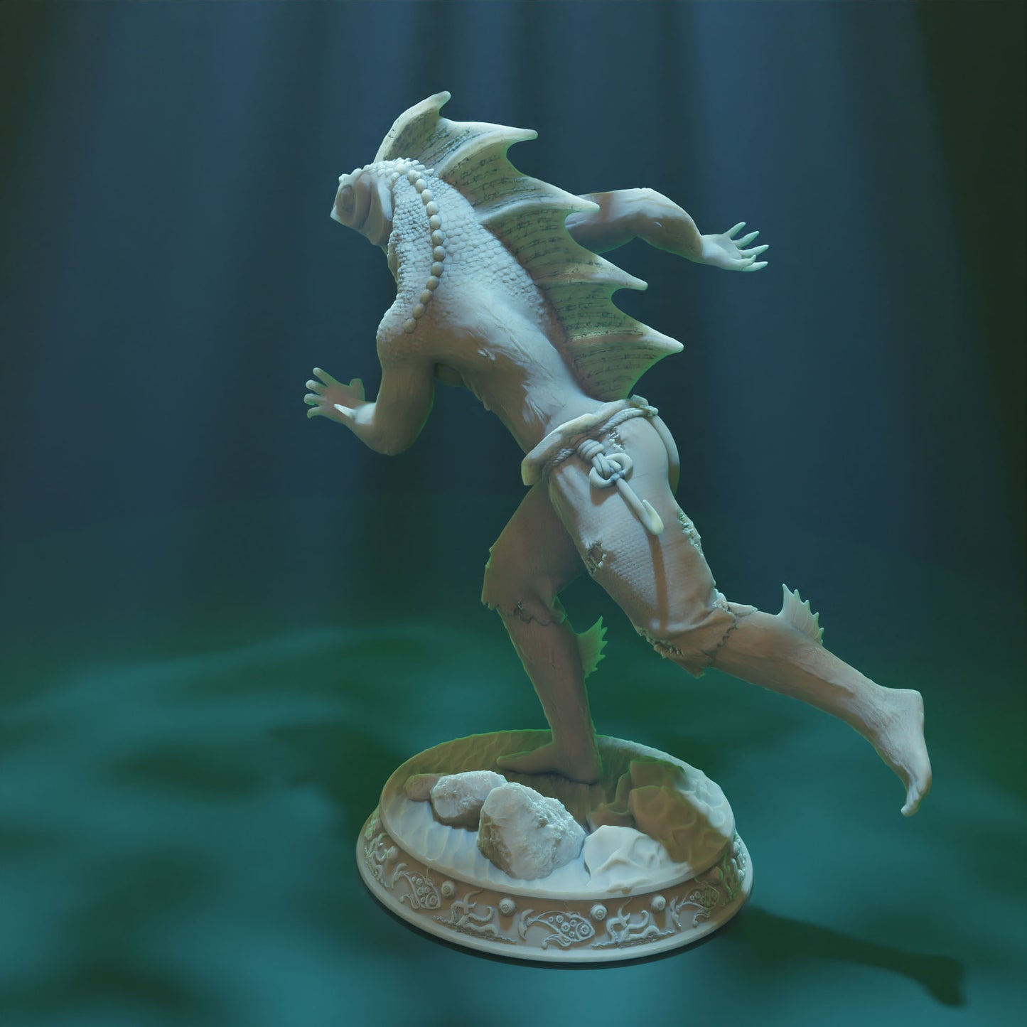 Cthulhu Girls - Shadow over Haven's Harbor - Deep One #2 - 32/75mm DnD/TTRPG Figure/Miniature - Helios3DPrinting