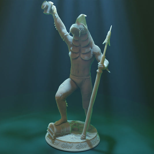 Cthulhu Girls - Shadow over Haven's Harbor - Deep One #3 - 32/75mm DnD/TTRPG Figure/Miniature - Helios3DPrinting