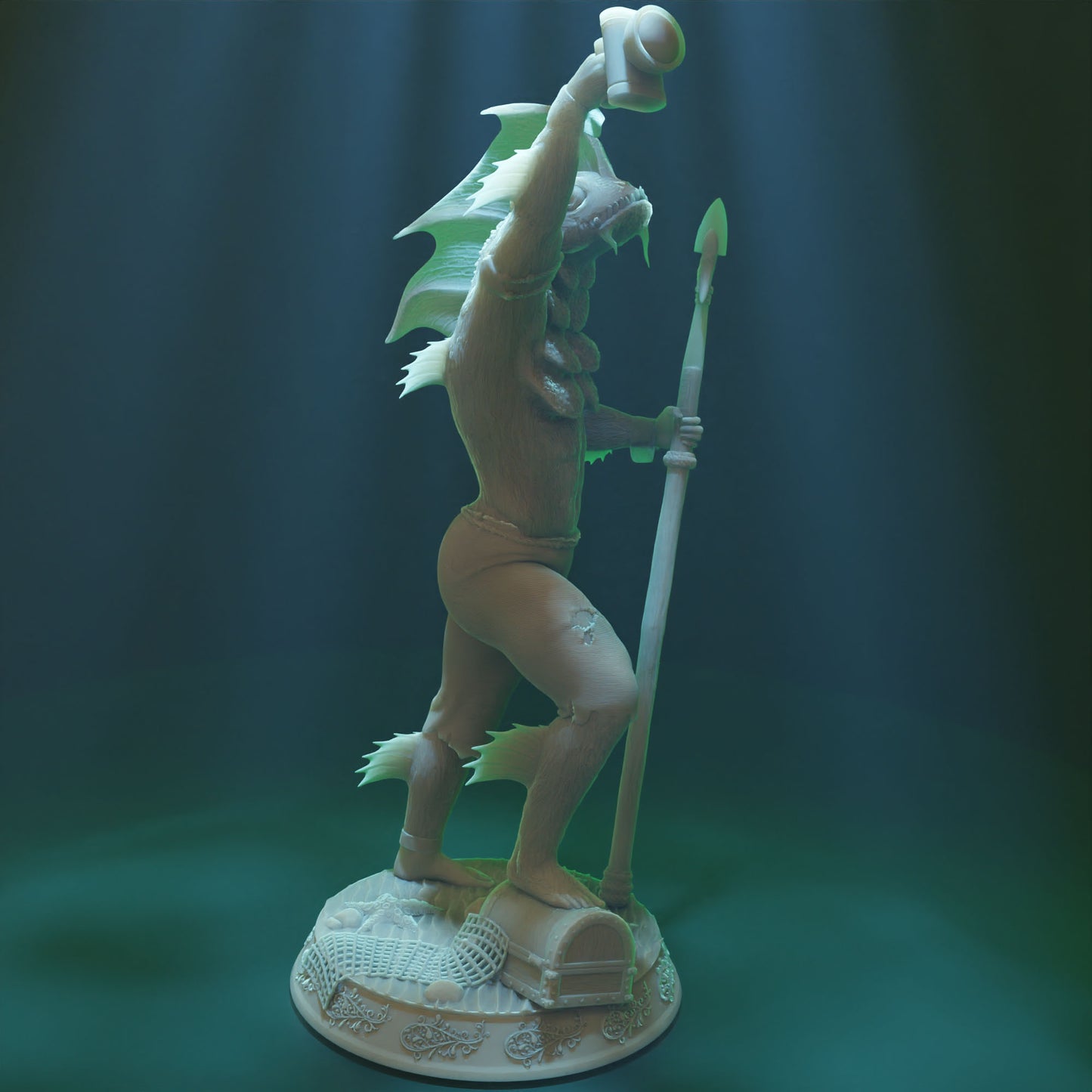 Cthulhu Girls - Shadow over Haven's Harbor - Deep One #3 - 32/75mm DnD/TTRPG Figure/Miniature - Helios3DPrinting