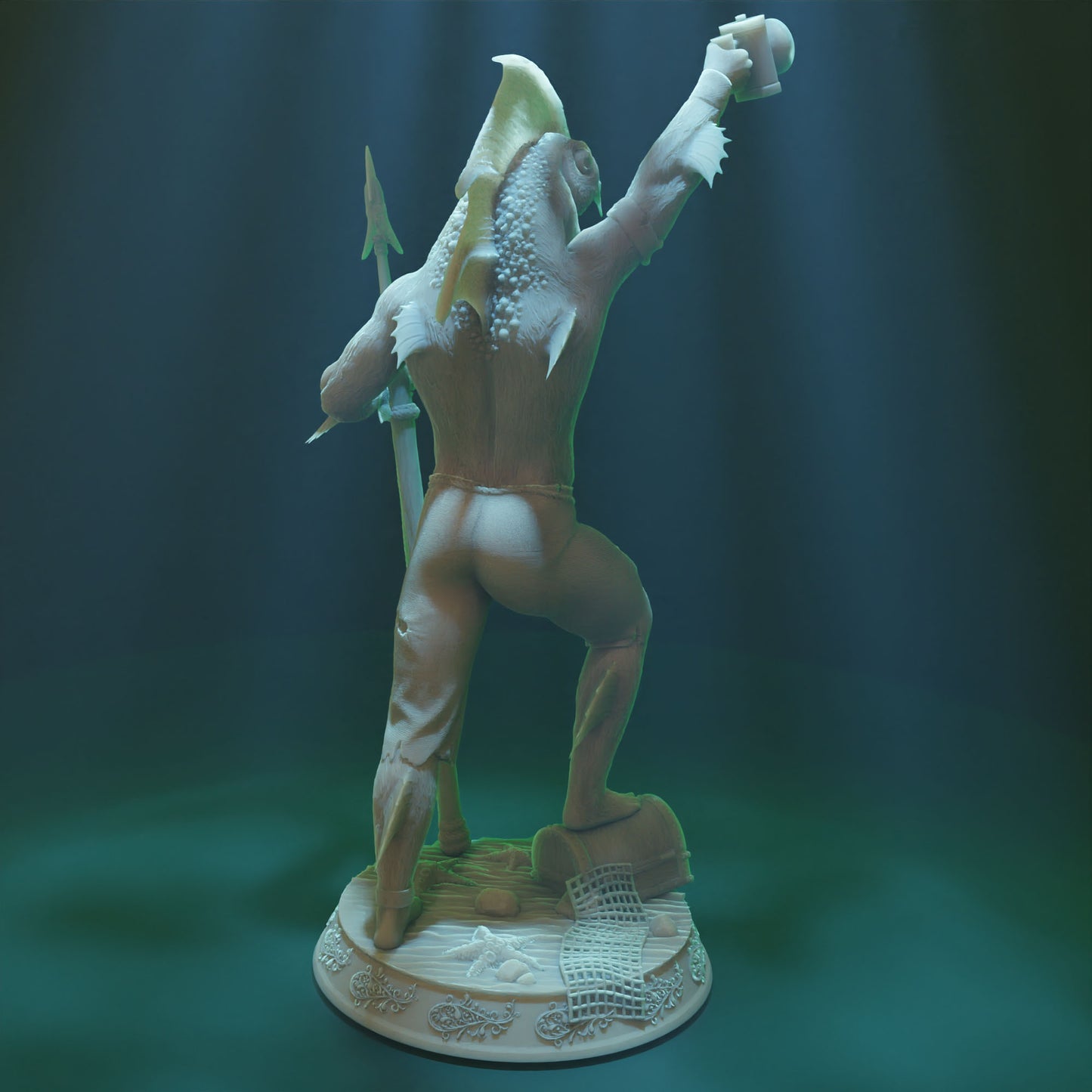 Cthulhu Girls - Shadow over Haven's Harbor - Deep One #3 - 32/75mm DnD/TTRPG Figure/Miniature - Helios3DPrinting