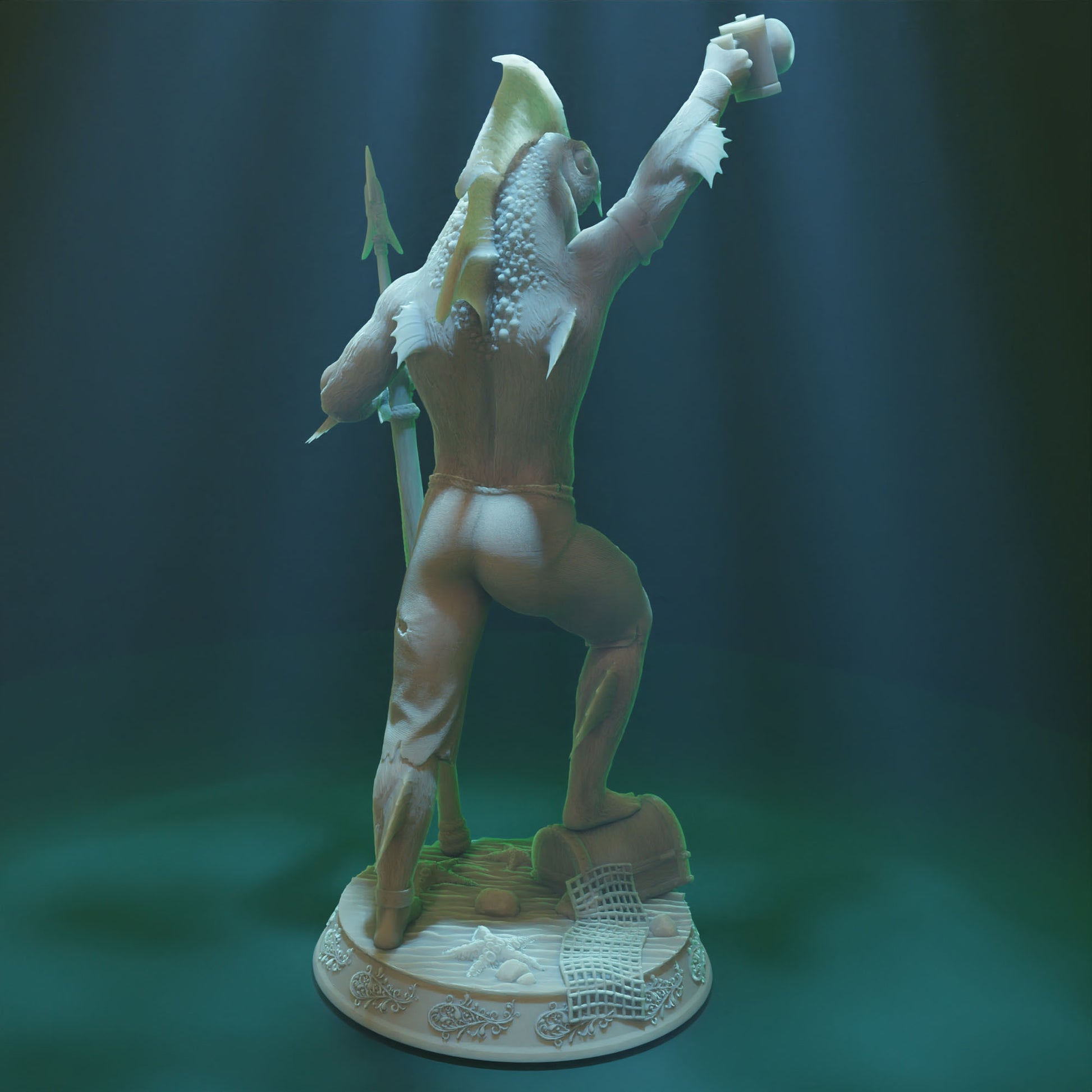 Cthulhu Girls - Shadow over Haven's Harbor - Deep One #3 - 32/75mm DnD/TTRPG Figure/Miniature - Helios3DPrinting