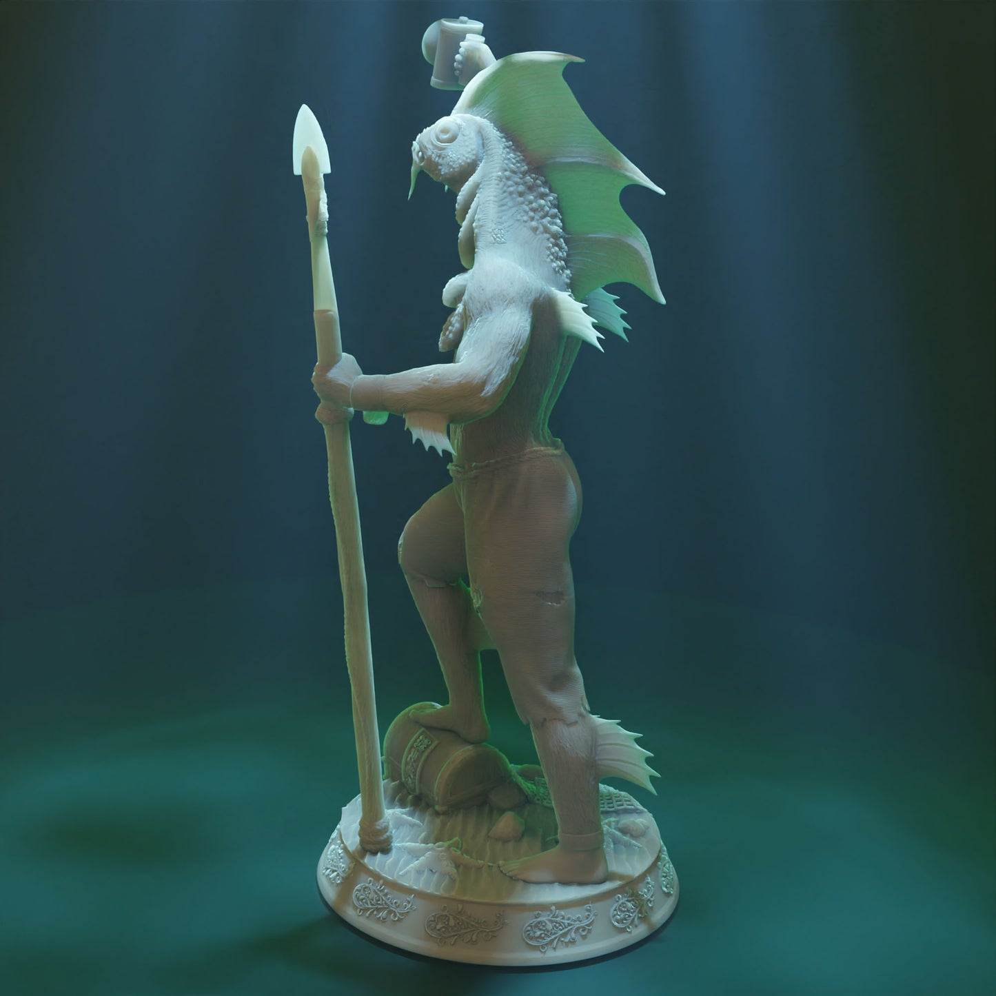 Cthulhu Girls - Shadow over Haven's Harbor - Deep One #3 - 32/75mm DnD/TTRPG Figure/Miniature - Helios3DPrinting