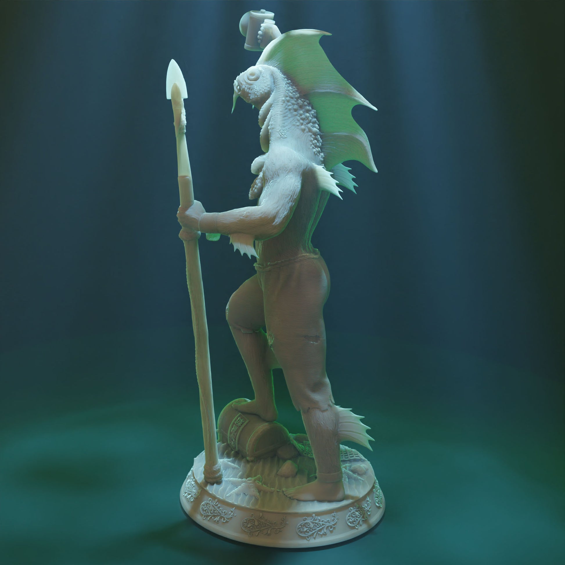 Cthulhu Girls - Shadow over Haven's Harbor - Deep One #3 - 32/75mm DnD/TTRPG Figure/Miniature - Helios3DPrinting