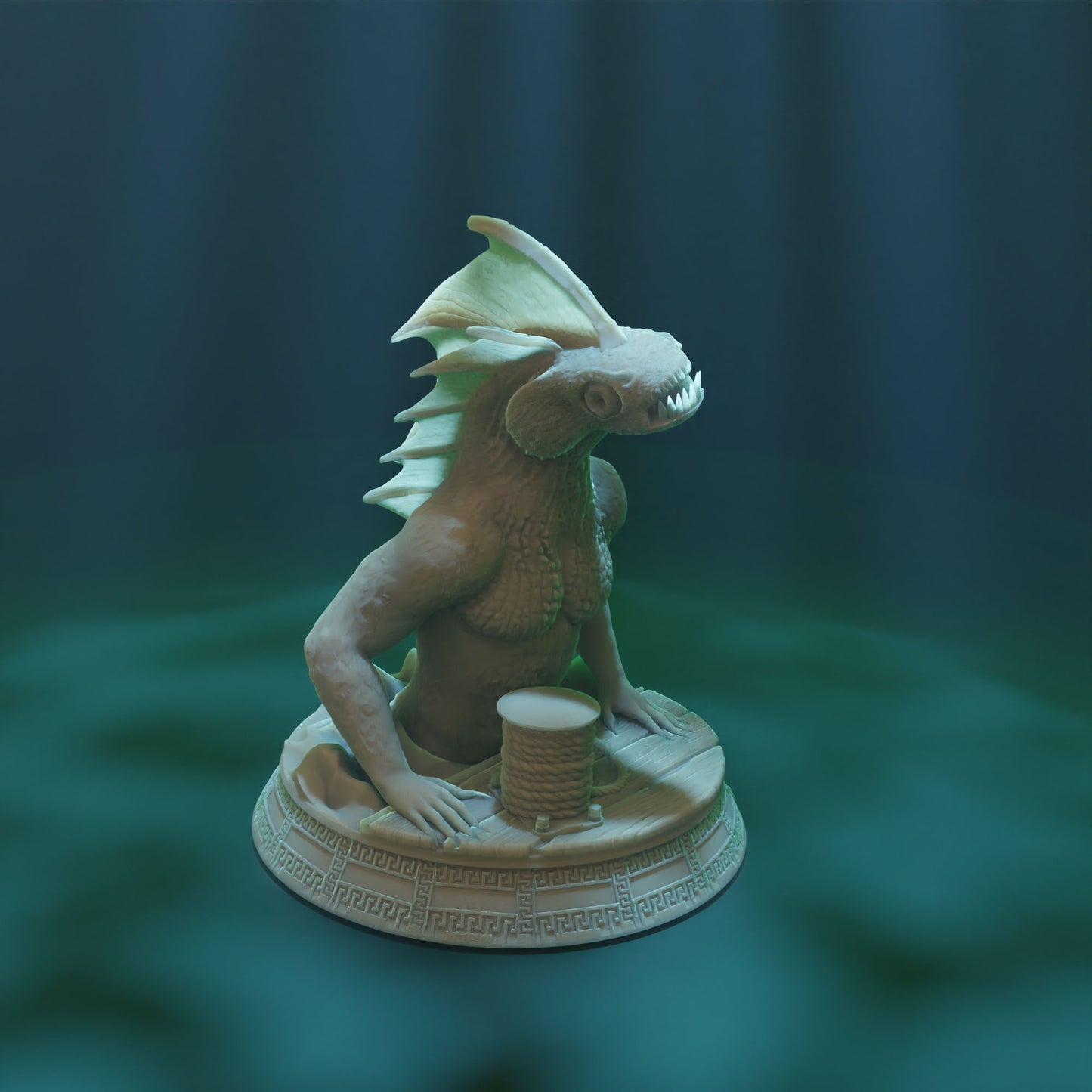 Cthulhu Girls - Shadow over Haven's Harbor - Deep One #4 - 32/75mm DnD/TTRPG Figure/Miniature - Helios3DPrinting