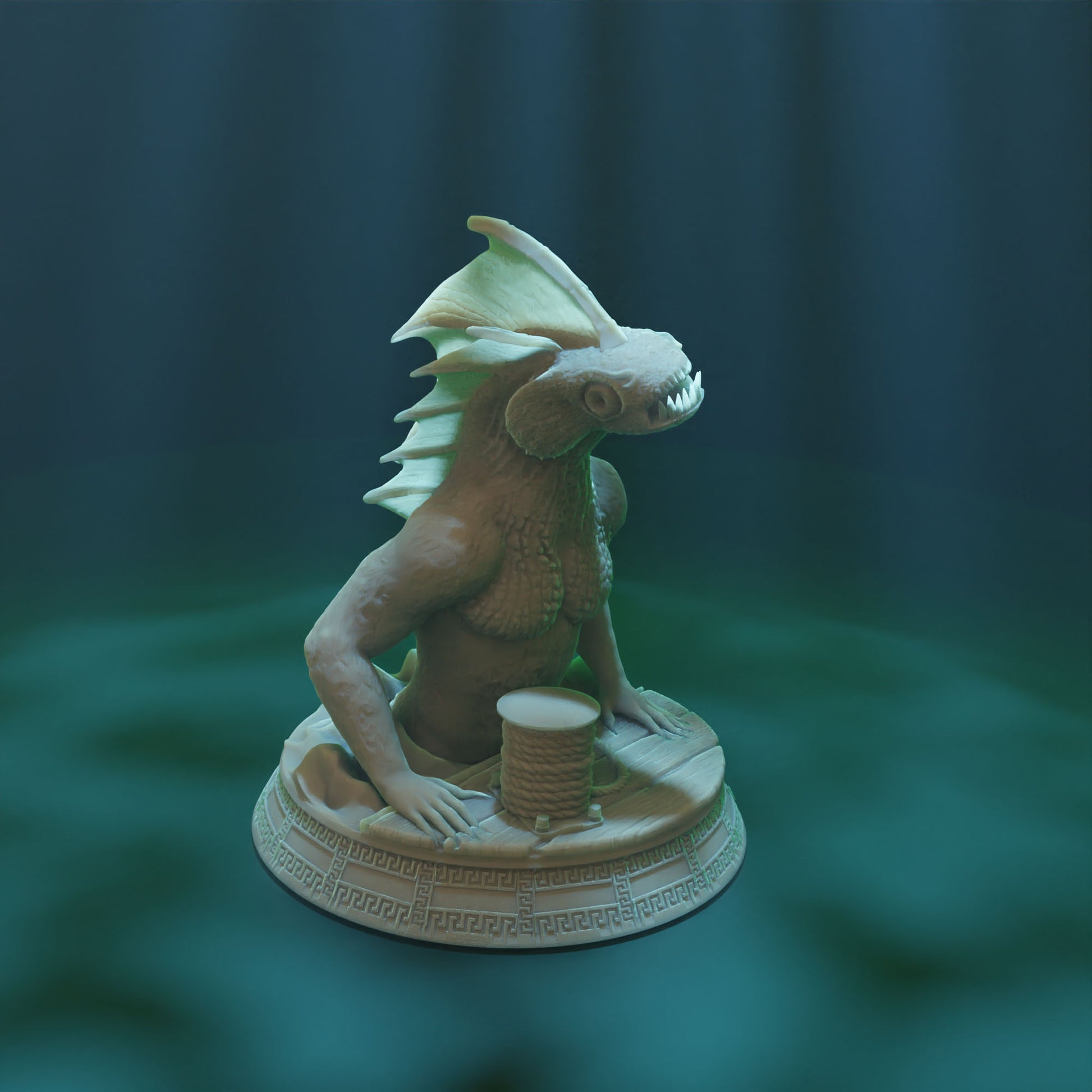 Cthulhu Girls - Shadow over Haven's Harbor - Deep One #4 - 32/75mm DnD/TTRPG Figure/Miniature - Helios3DPrinting