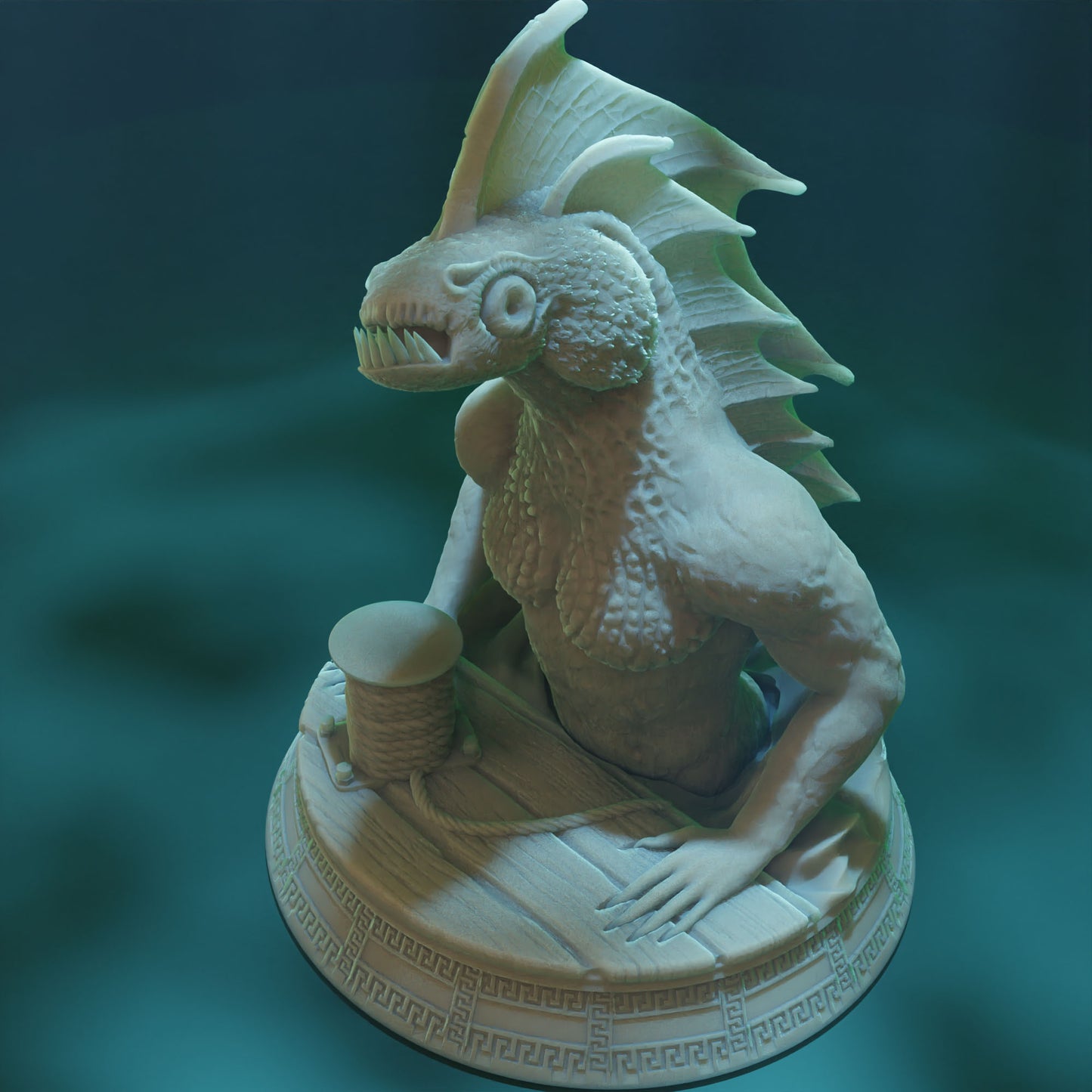 Cthulhu Girls - Shadow over Haven's Harbor - Deep One #4 - 32/75mm DnD/TTRPG Figure/Miniature - Helios3DPrinting