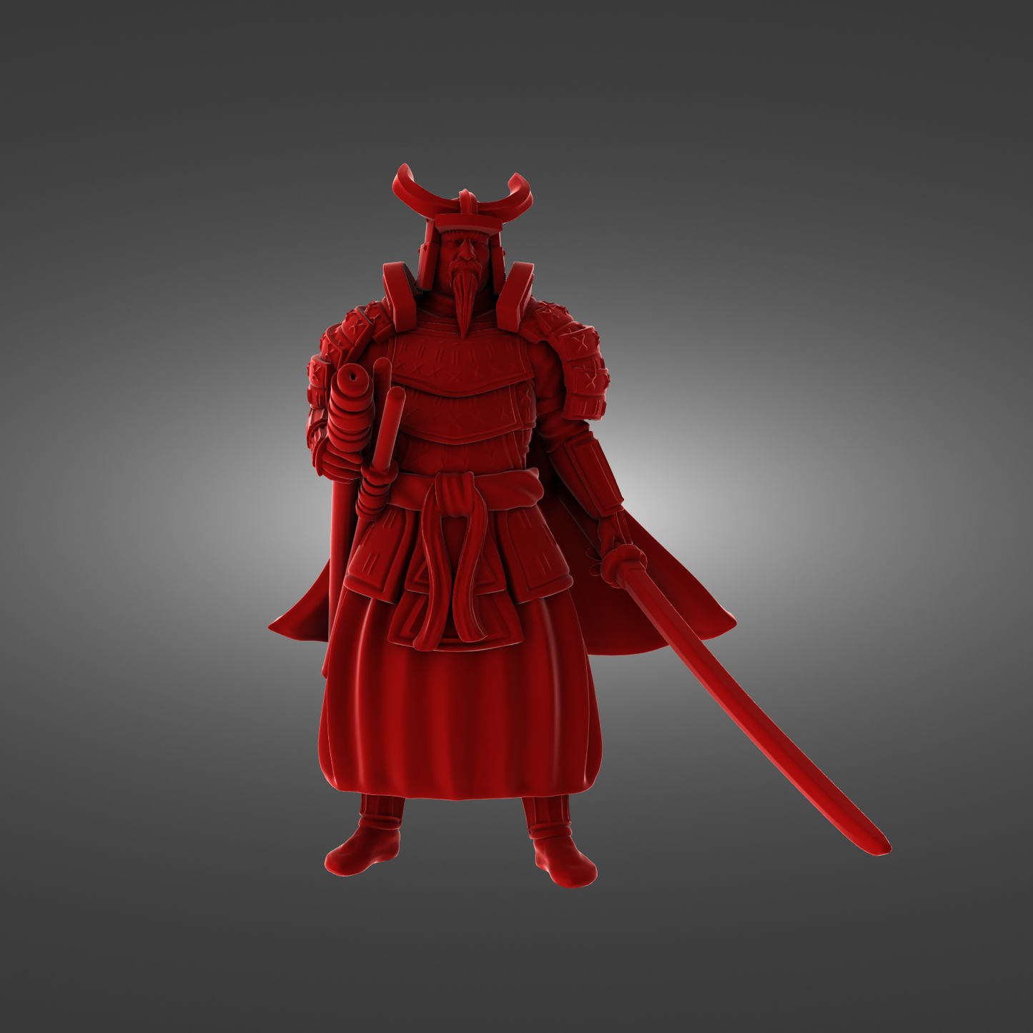 YourNeighborKnight - Bushido 2 - Daimyo & Bodyguards - DnD/TTRPG Figure/Miniature Figure