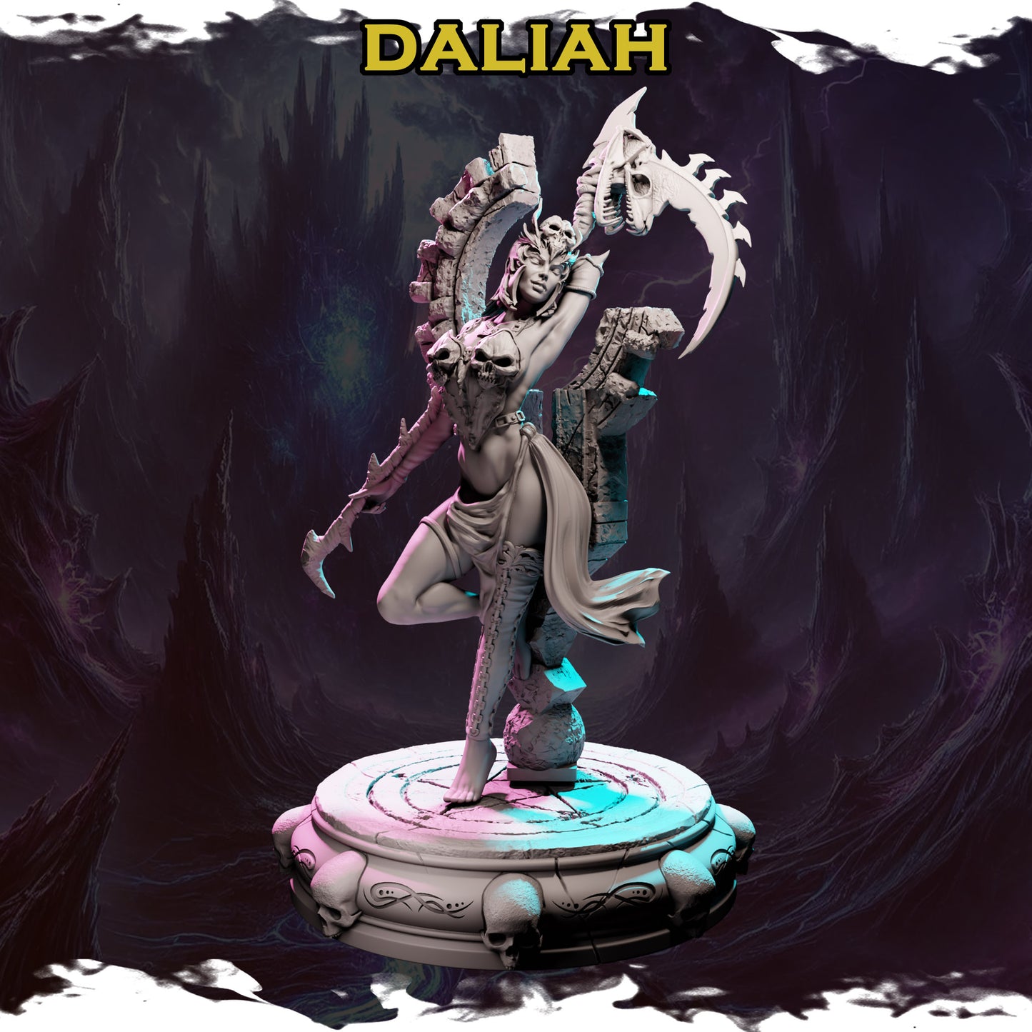 Gilmore Studio - Ladies of Chaos #3 - Daliah - 75mm Pin Up/Figure/Model/Diorama