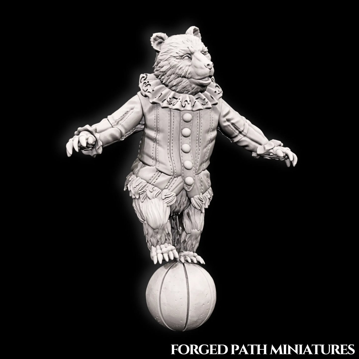 Forged Path - Willowbrook Circus - Dancing Bear - DnD/Pathfinder/TTRPG Figure