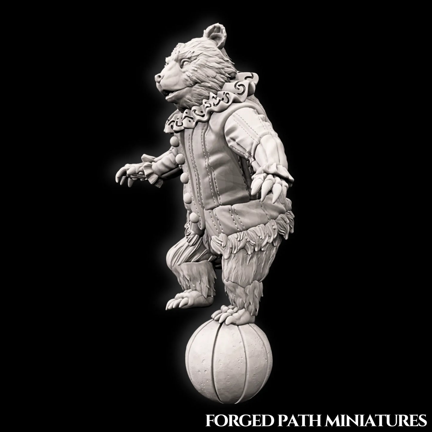 Forged Path - Willowbrook Circus - Dancing Bear - DnD/Pathfinder/TTRPG Figure