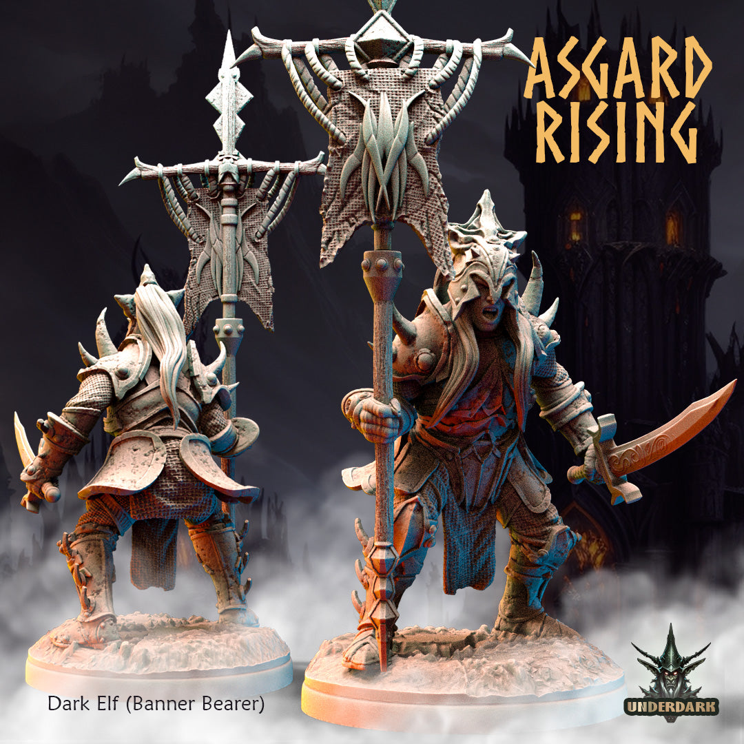 Asgard Rising - Underdark - Dark Elf - DnD/TTRPG Figure/Miniature