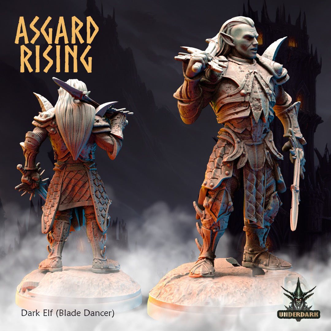 Asgard Rising - Underdark - Dark Elf - DnD/TTRPG Figure/Miniature