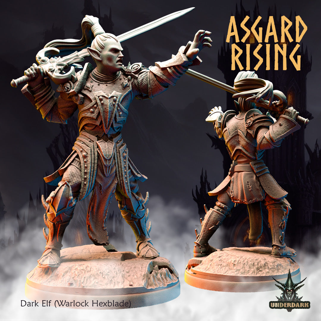 Asgard Rising - Underdark - Dark Elf - DnD/TTRPG Figure/Miniature