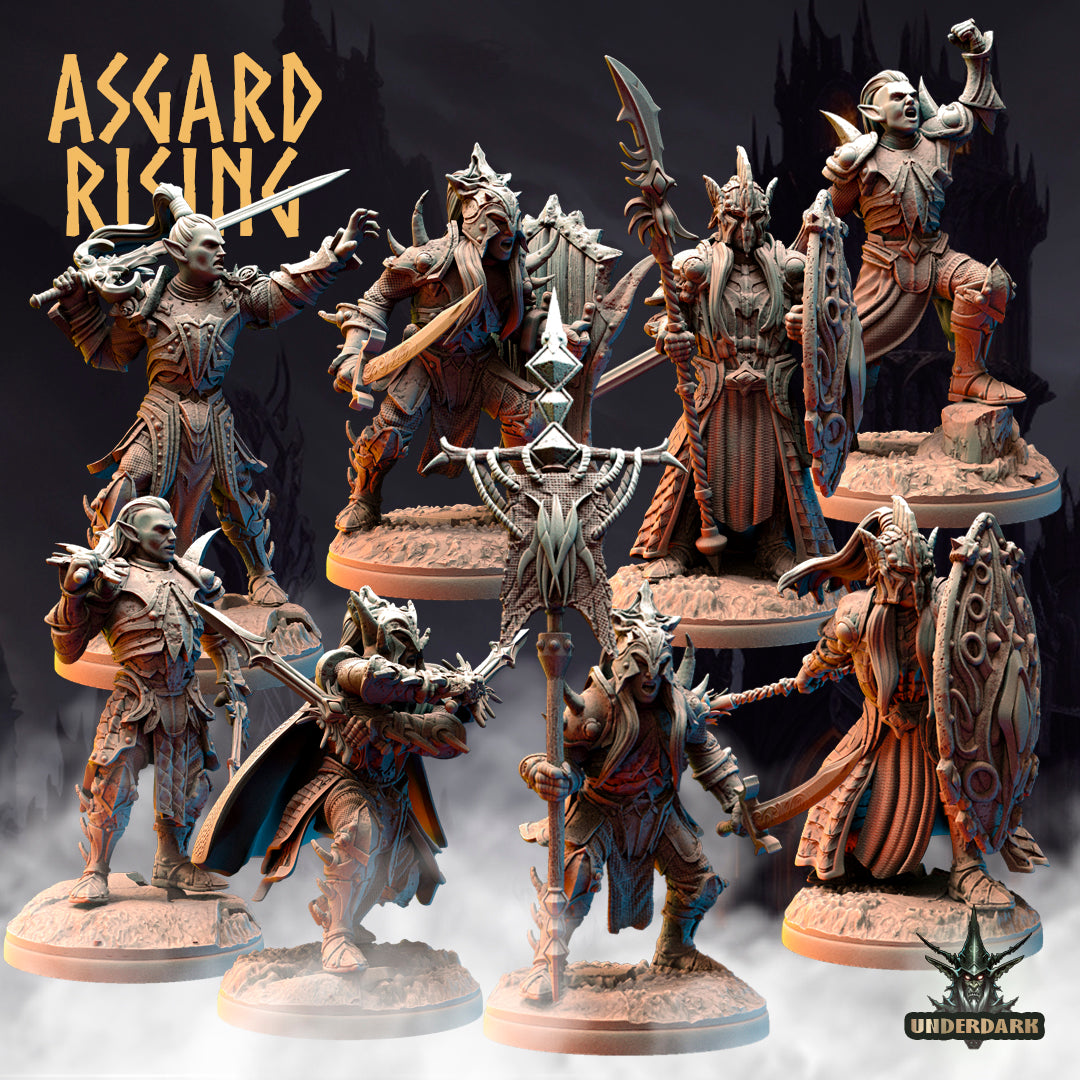 Asgard Rising - Underdark - Dark Elf - DnD/TTRPG Figure/Miniature