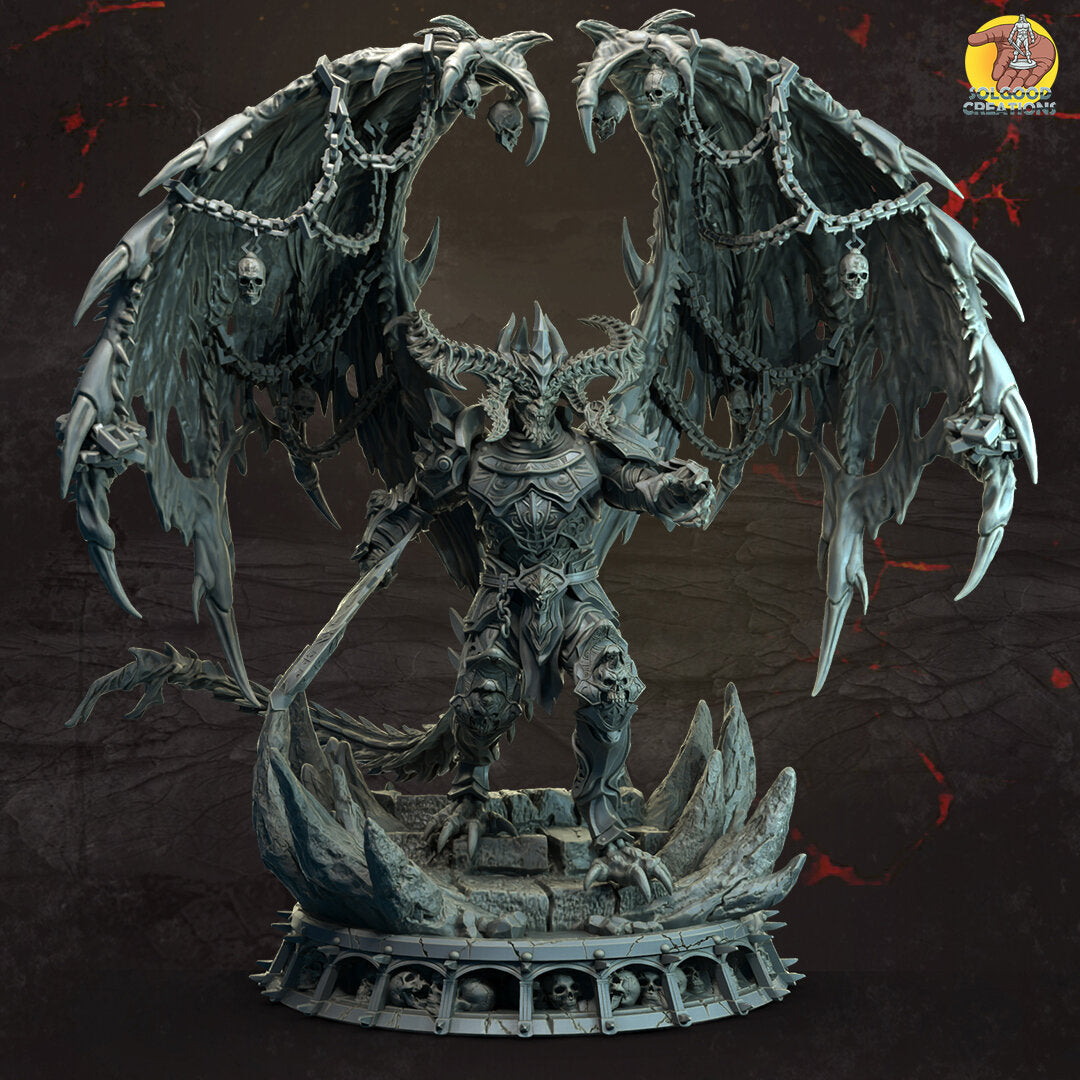 Solgoodcreations - Demon's Court - Demon King - DnD/TTRPG Figure/Miniature