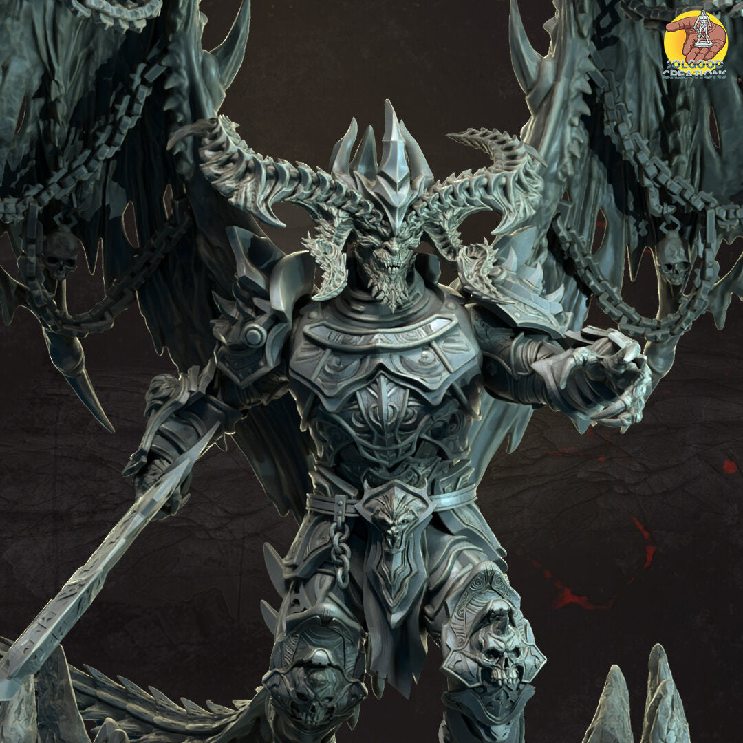 Solgoodcreations - Demon's Court - Demon King - DnD/TTRPG Figure/Miniature