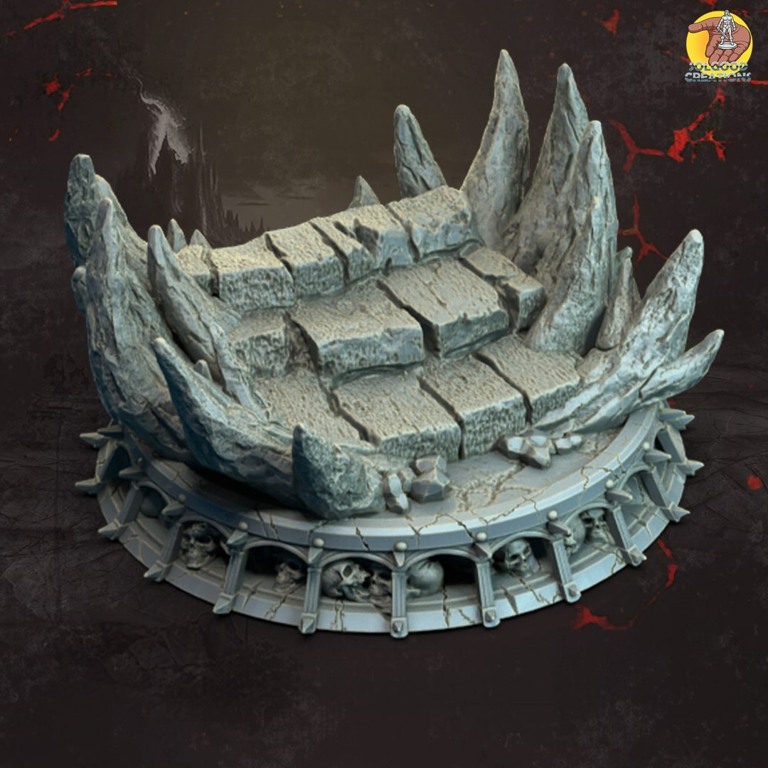 Solgoodcreations - Demon's Court - Demon King - DnD/TTRPG Figure/Miniature