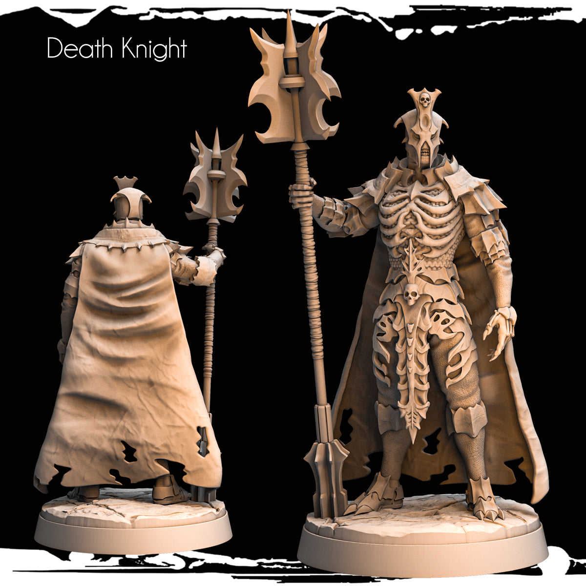 Monolith Arts - Skeletons - Death Knight - DnD/TTRPG Figure/Miniature