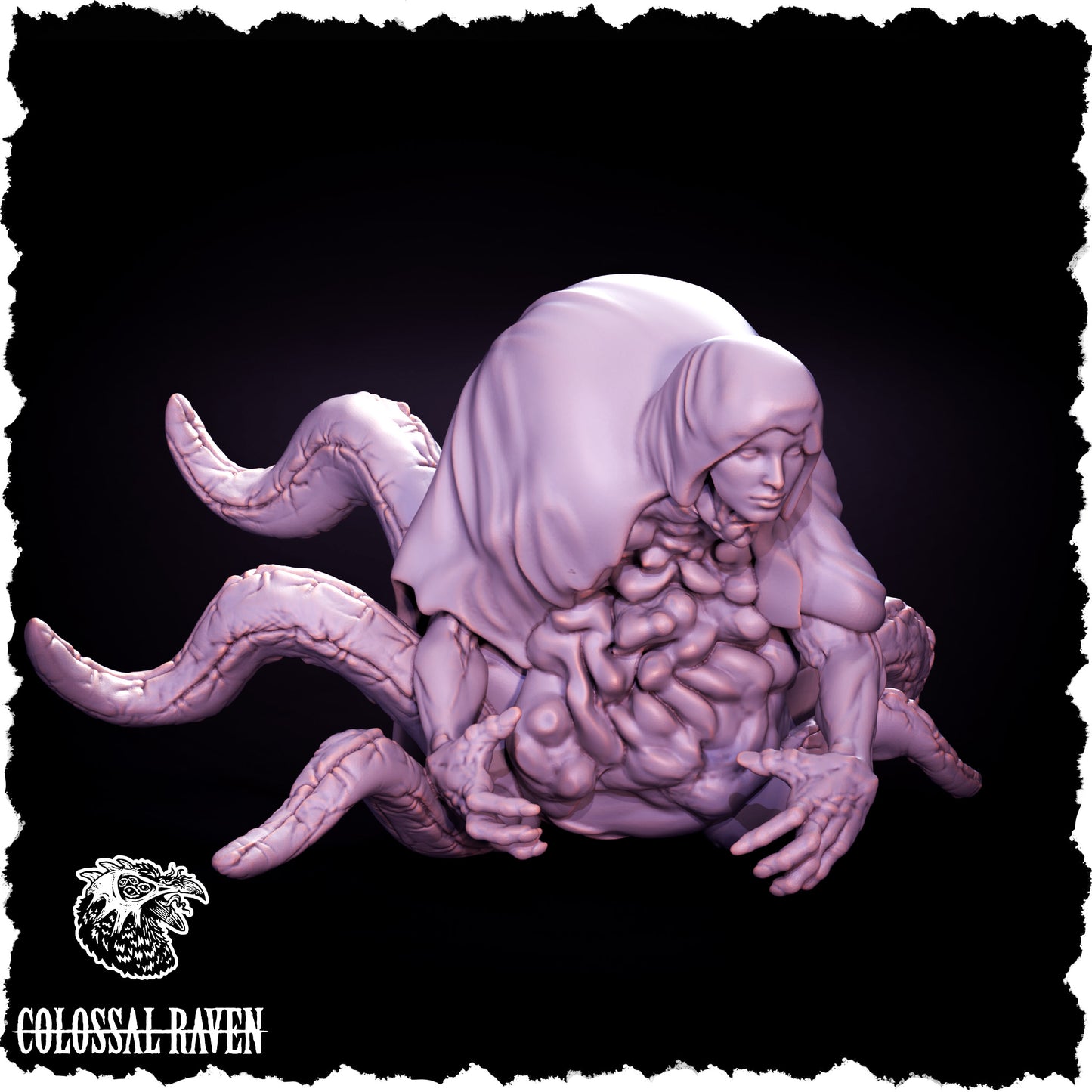 Colossal Raven - Demon Witch #2 - DnD/Pathfinder/TTRPG Figure