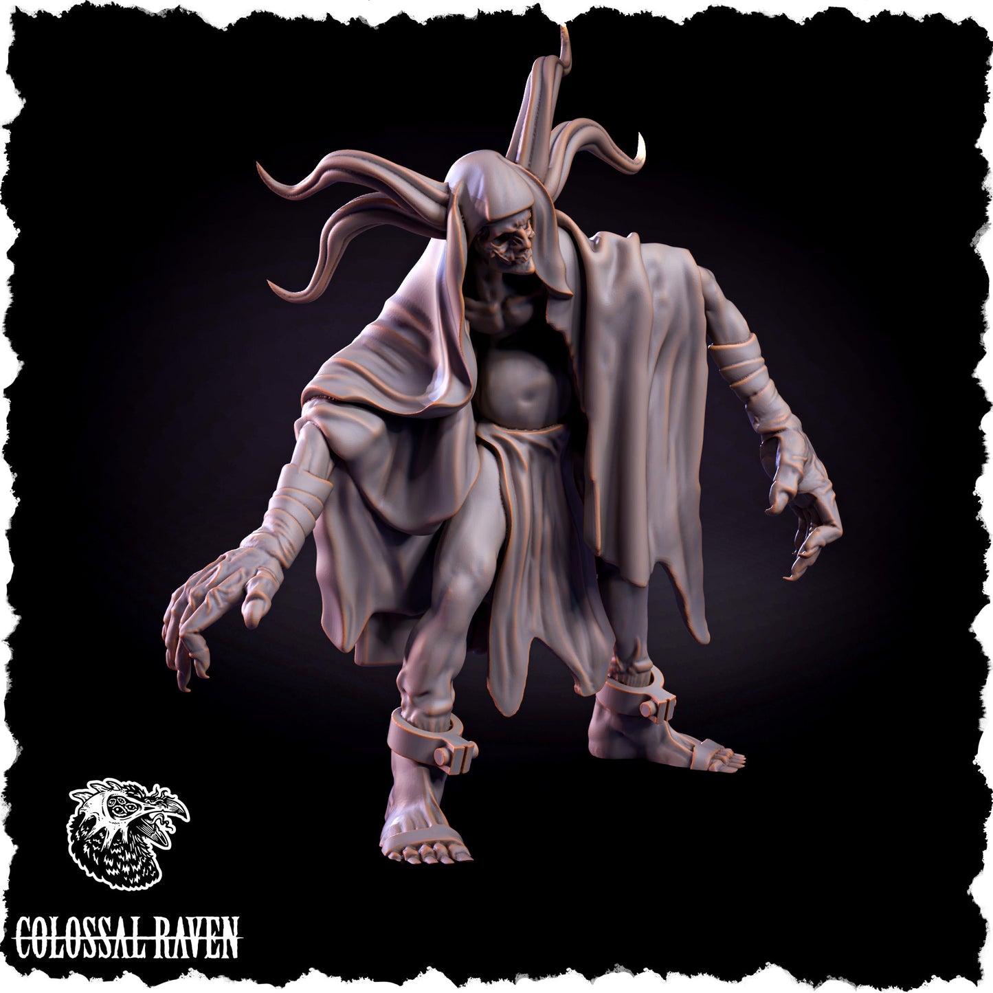 Colossal Raven - Demon Witch #6 - DnD/Pathfinder/TTRPG Figure