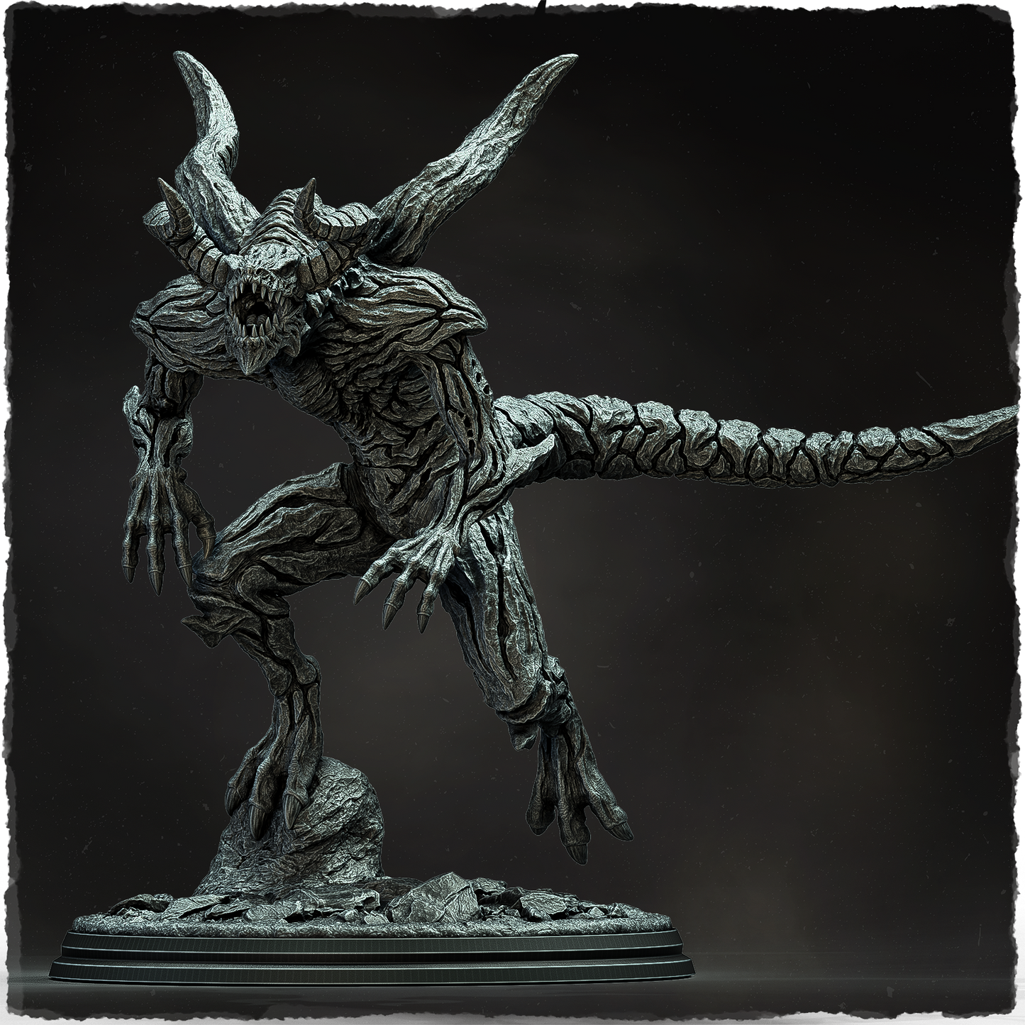 Evox Arts - Arcanterra #3 - Flame Bringer Dragon - DnD/TTRPG Figure/Miniature