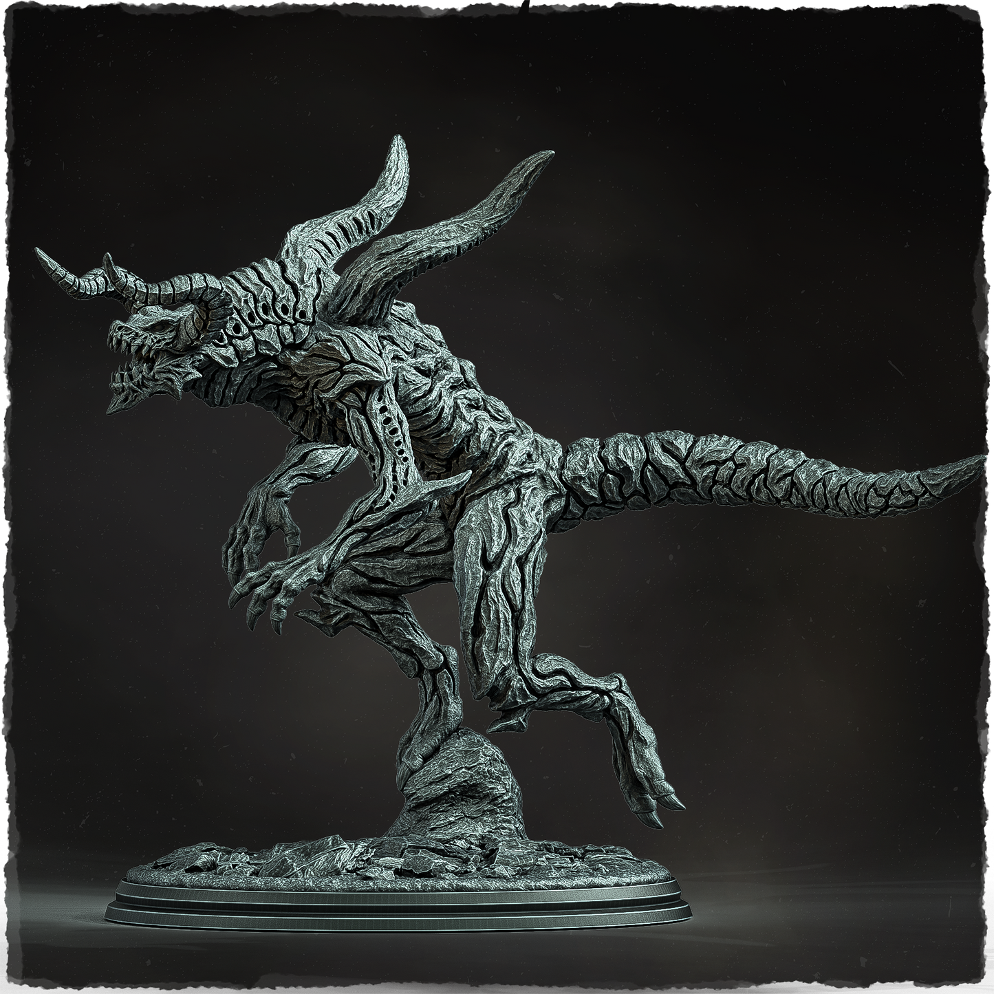 Evox Arts - Arcanterra #3 - Flame Bringer Dragon - DnD/TTRPG Figure/Miniature