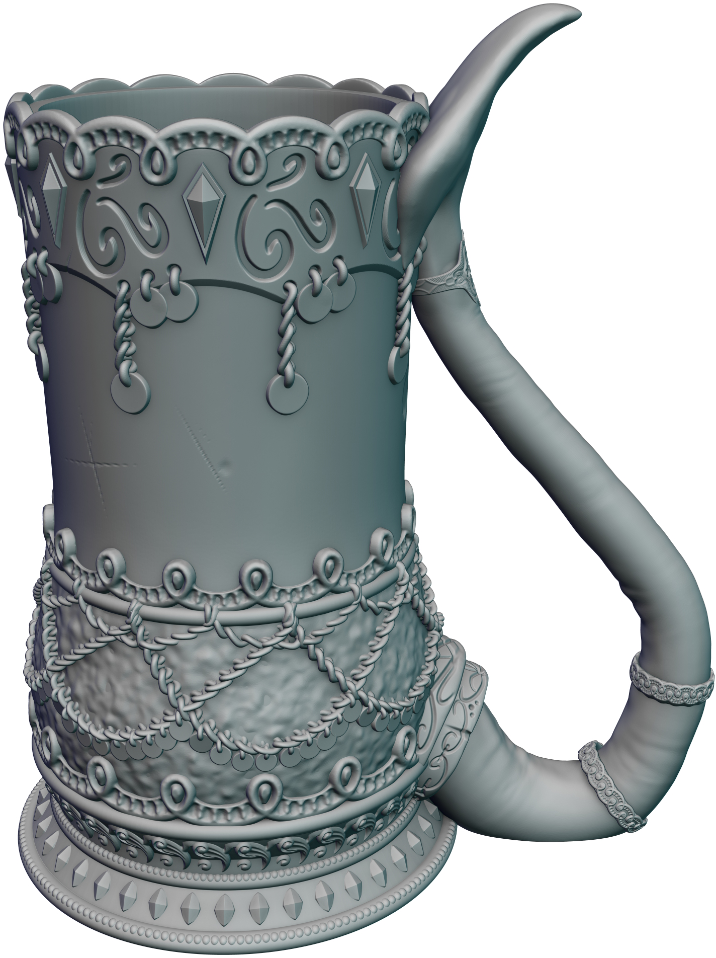Ars Moriendi - Mythic Mugs - Demonblooded - DnD/TTRPG/Roleplaying/Wargames - Helios3DPrinting