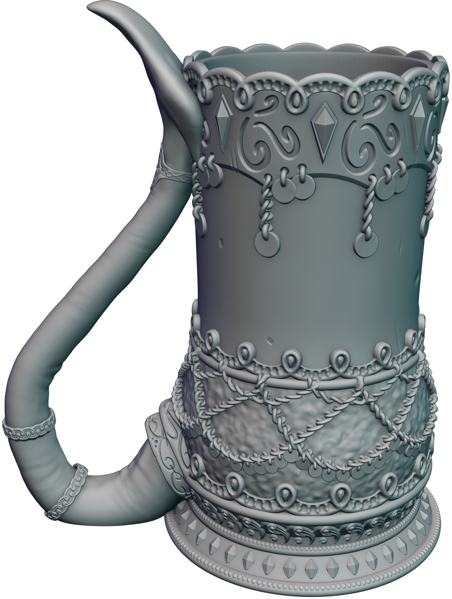 Ars Moriendi - Mythic Mugs - Demonblooded - DnD/TTRPG/Roleplaying/Wargames - Helios3DPrinting