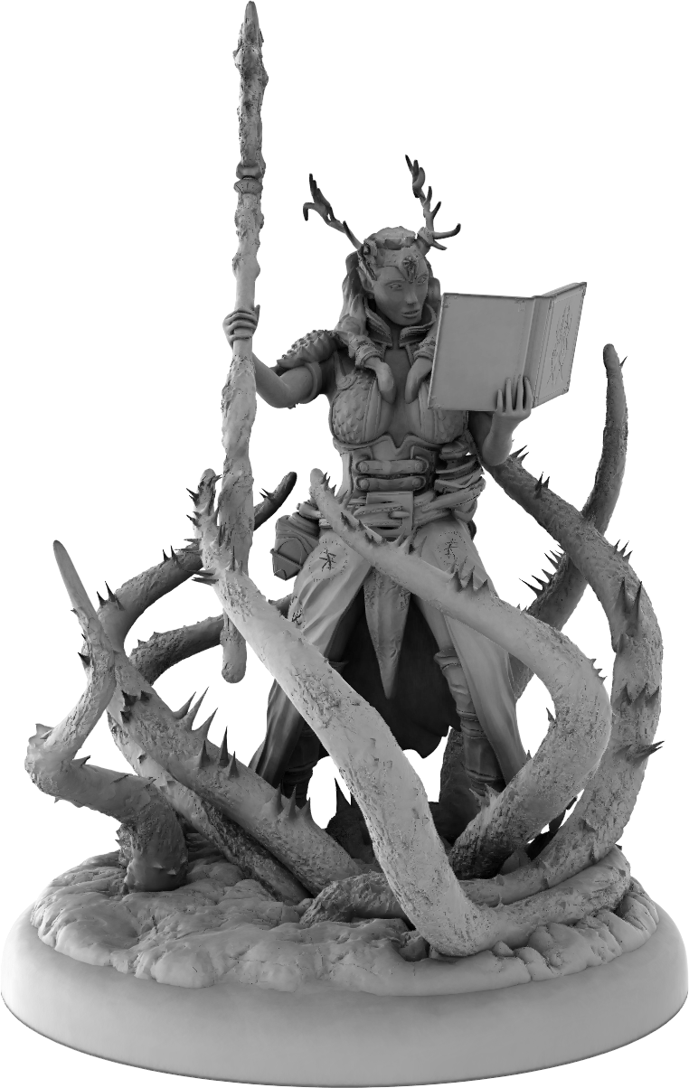 Thorn's Forge - Emberleaf's Embrace - DnD/Pathfinder/TTRPG Figure Mini Miniature Mini Miniature - Helios3DPrinting