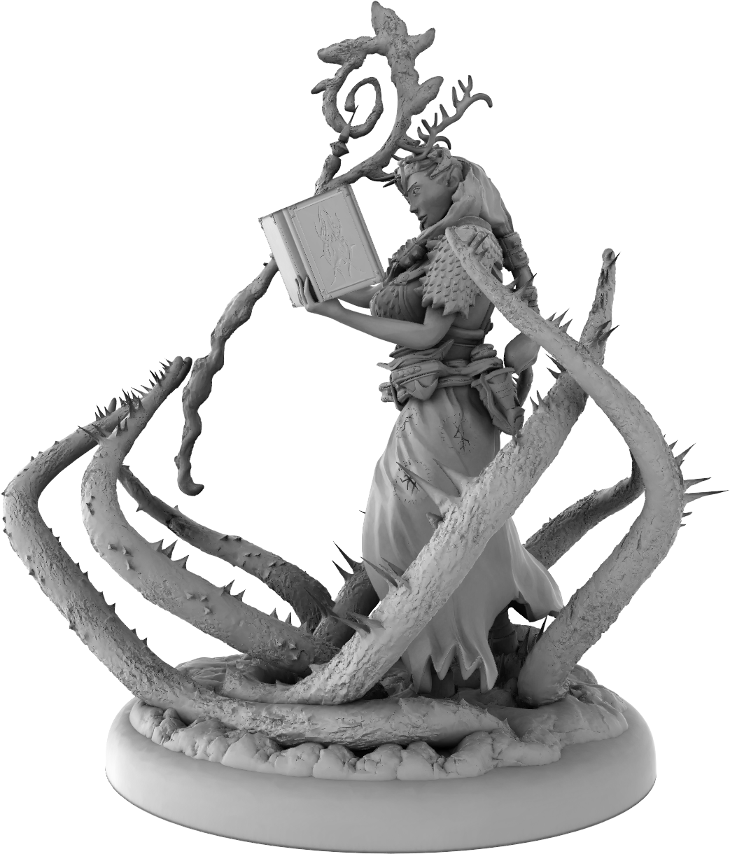 Thorn's Forge - Emberleaf's Embrace - DnD/Pathfinder/TTRPG Figure Mini Miniature Mini Miniature - Helios3DPrinting