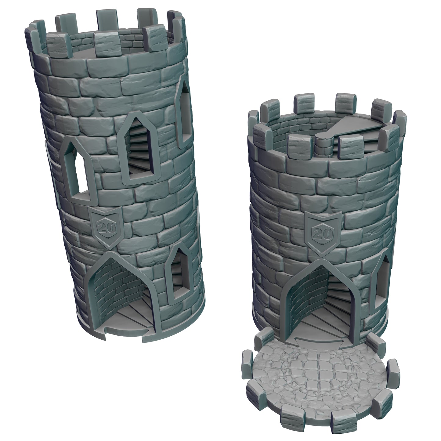 Ars Moriendi - Mythic Dice Tower - Mug Insert  - DnD/TTRPG/Roleplaying/Wargames - Helios3DPrinting